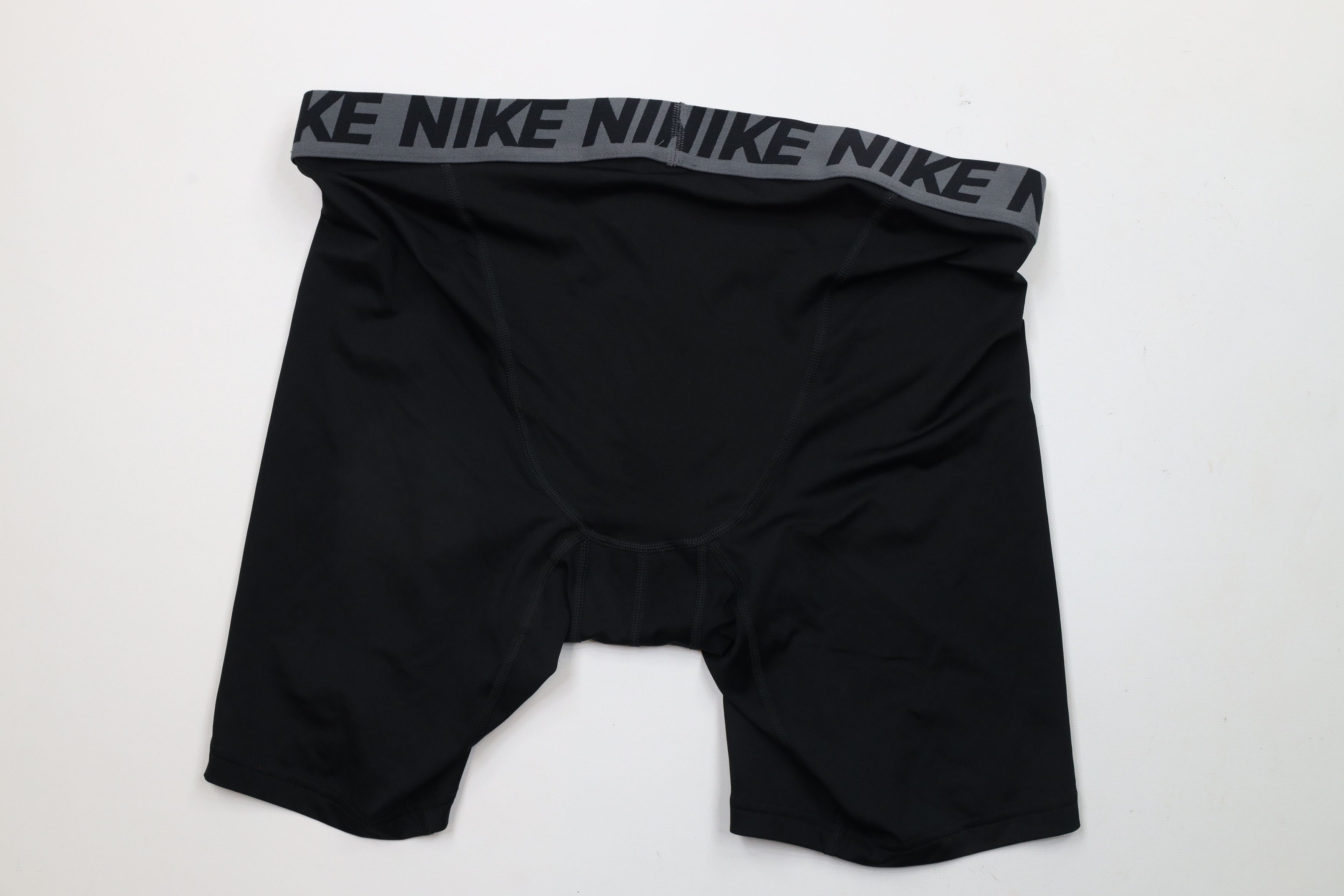 Nike × Vintage Nike Spandex Training Gym Running Half Tights Shorts Black Size US 40 / EU 56 - 6 Thumbnail