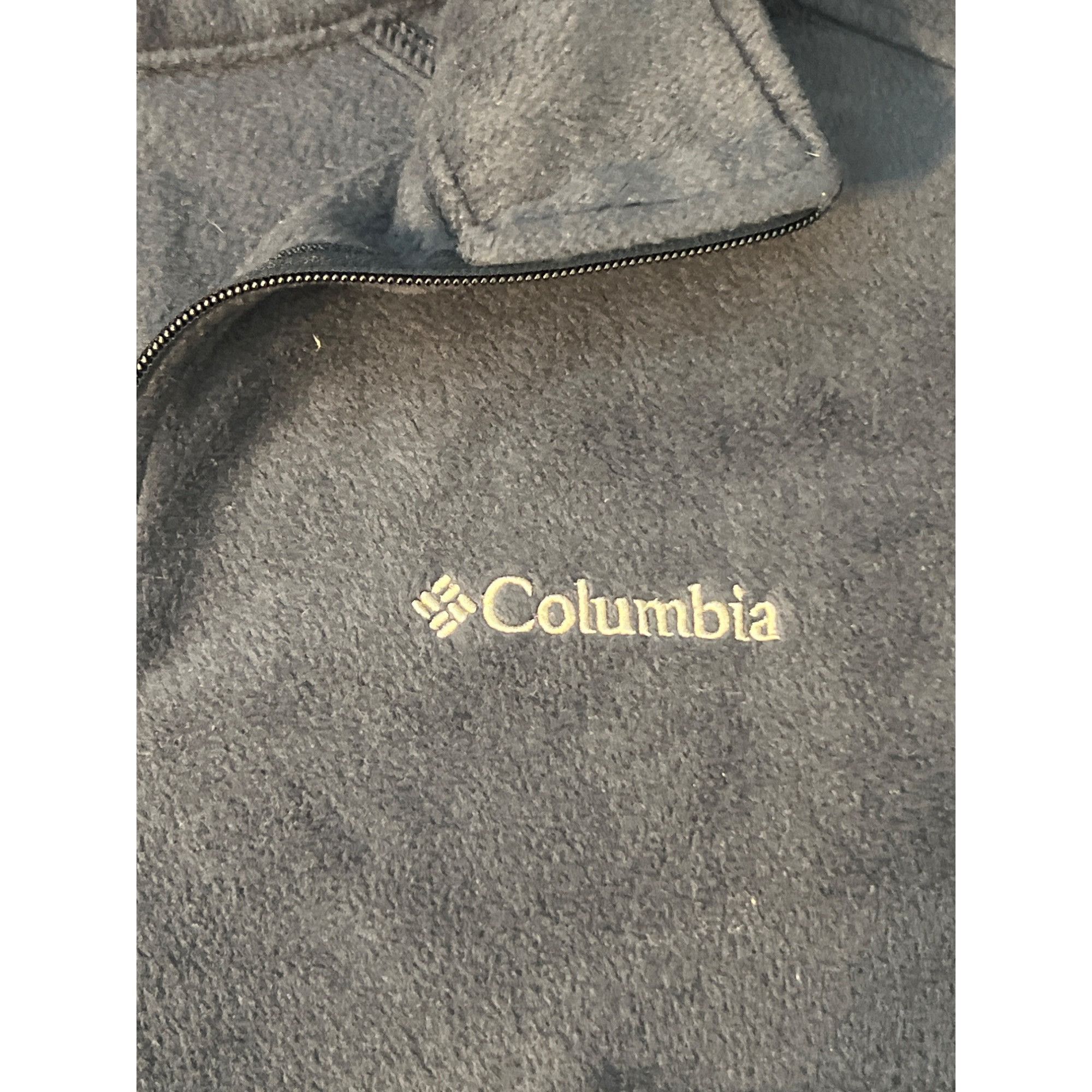 Columbia Columbia Mens Fleece Vest Navy Blue Full Zip Sleeveless Oute Size US XXL / EU 58 / 5 - 3 Thumbnail