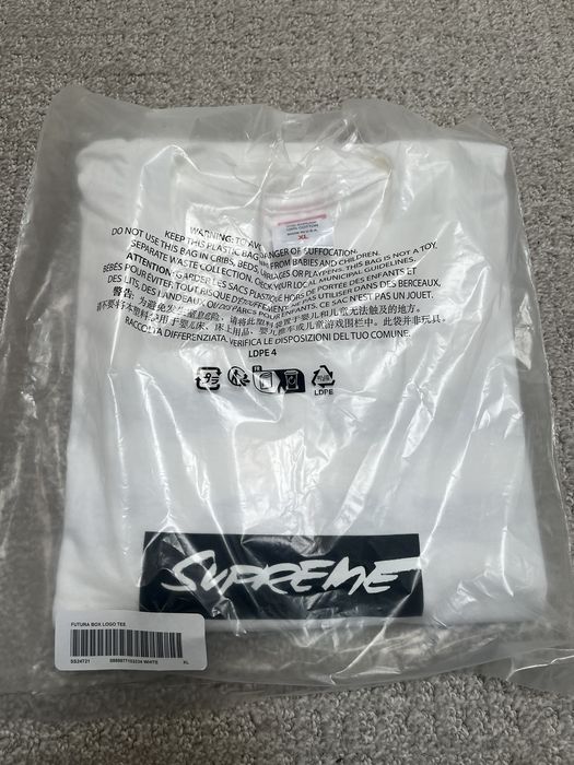 Supreme Supreme Futura Box Logo Tee White Size XL ExtraLarge In