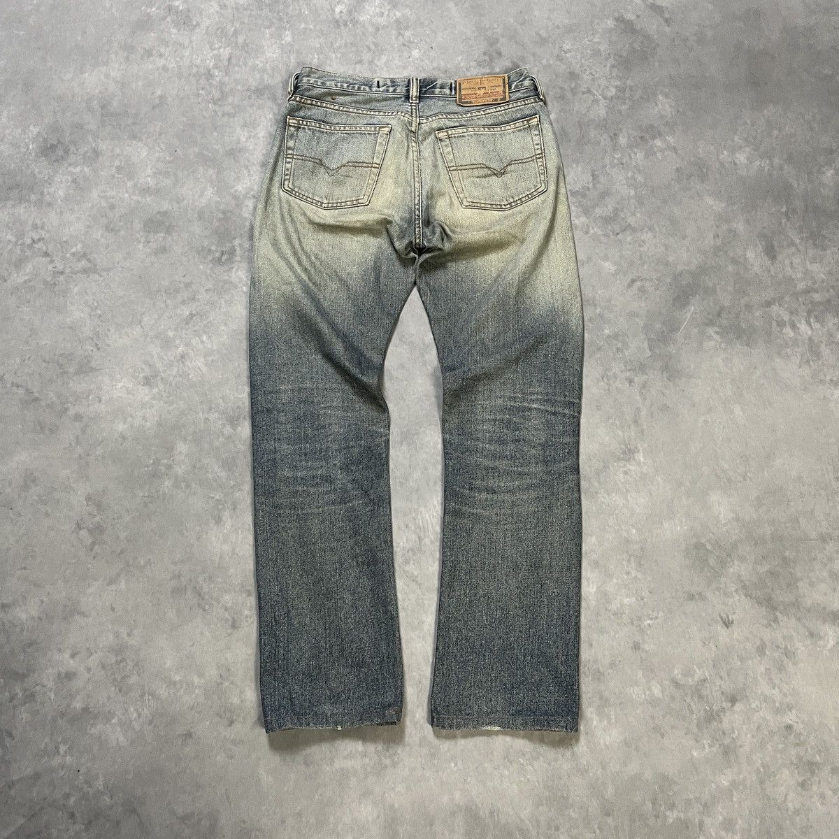 Diesel 2000s DIESEL FADED DISTRESSED DENIM JEANS GRUNGE STYLE Size US 26 / EU 42 - 10 Thumbnail