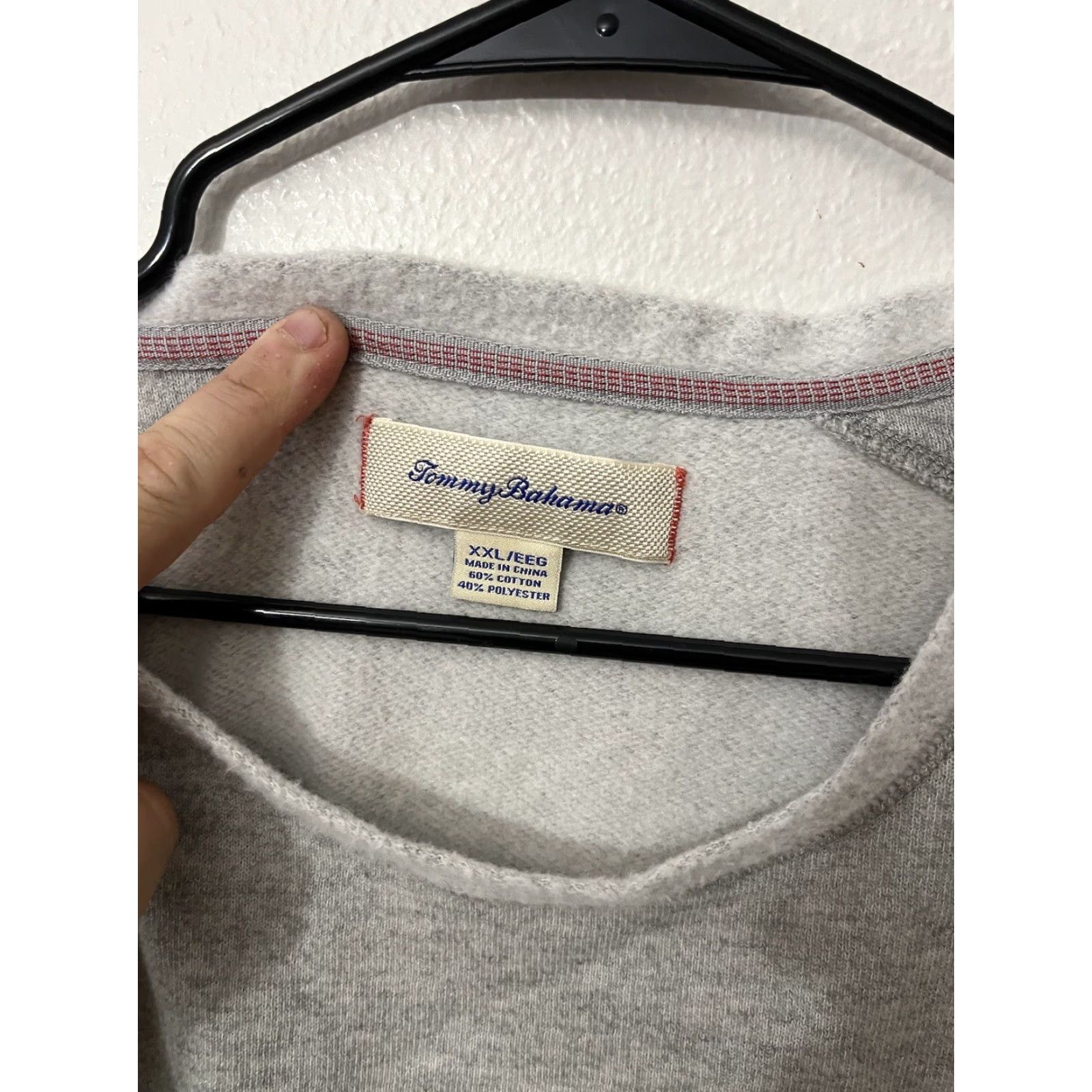 Tommy Bahama Tommy Bahama Sweatshirt Mens XXL Gray Island Sleepwear Fleece Lounge Pullover Size US XXL / EU 58 / 5 - 2 Thumbnail
