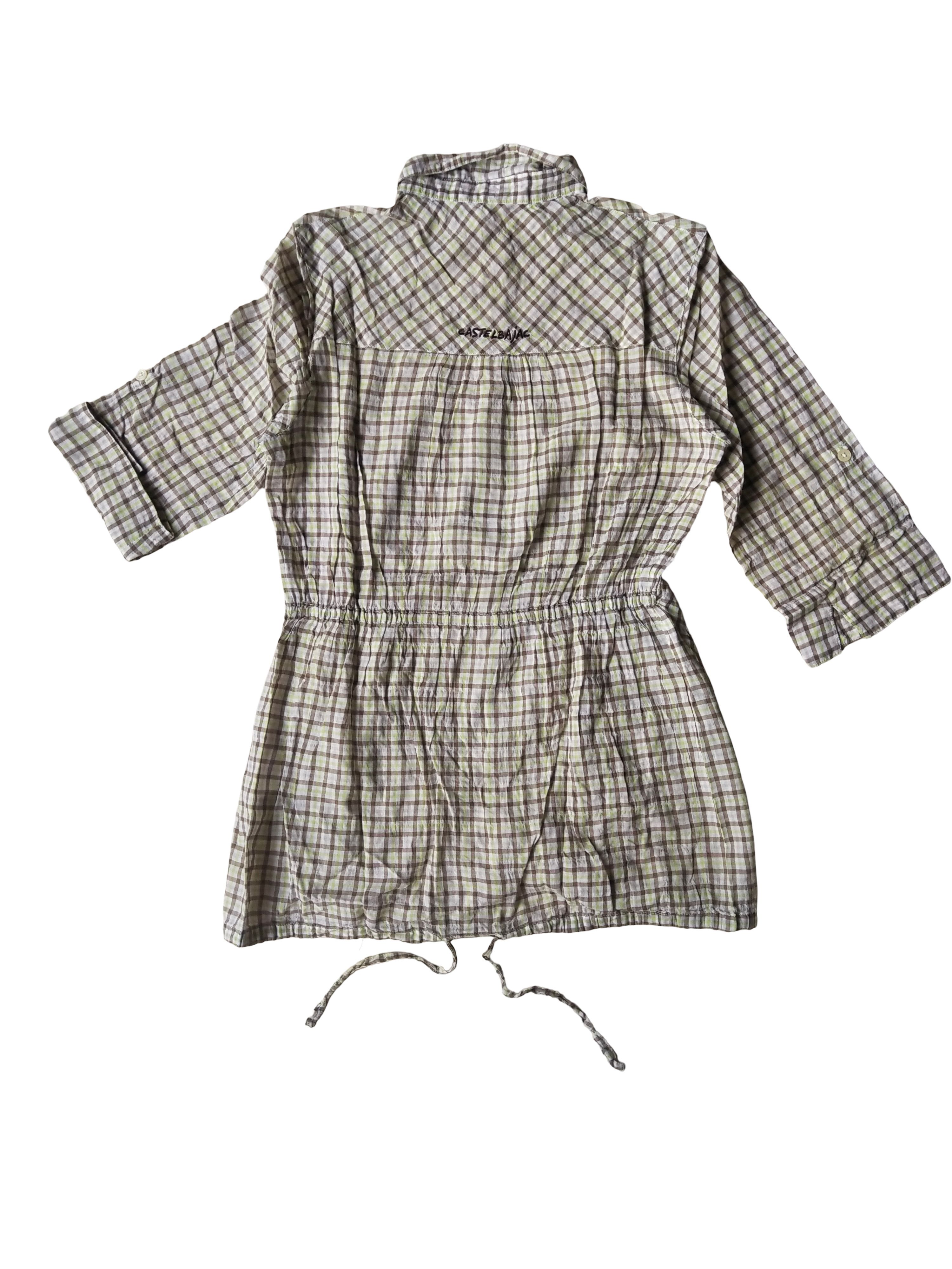 Jean Charles De Castelbajac JC de Castelbajac Gingham Crinkle Tunic Shirt Cottagecore Size M / US 6-8 / IT 42-44 - 5 Thumbnail