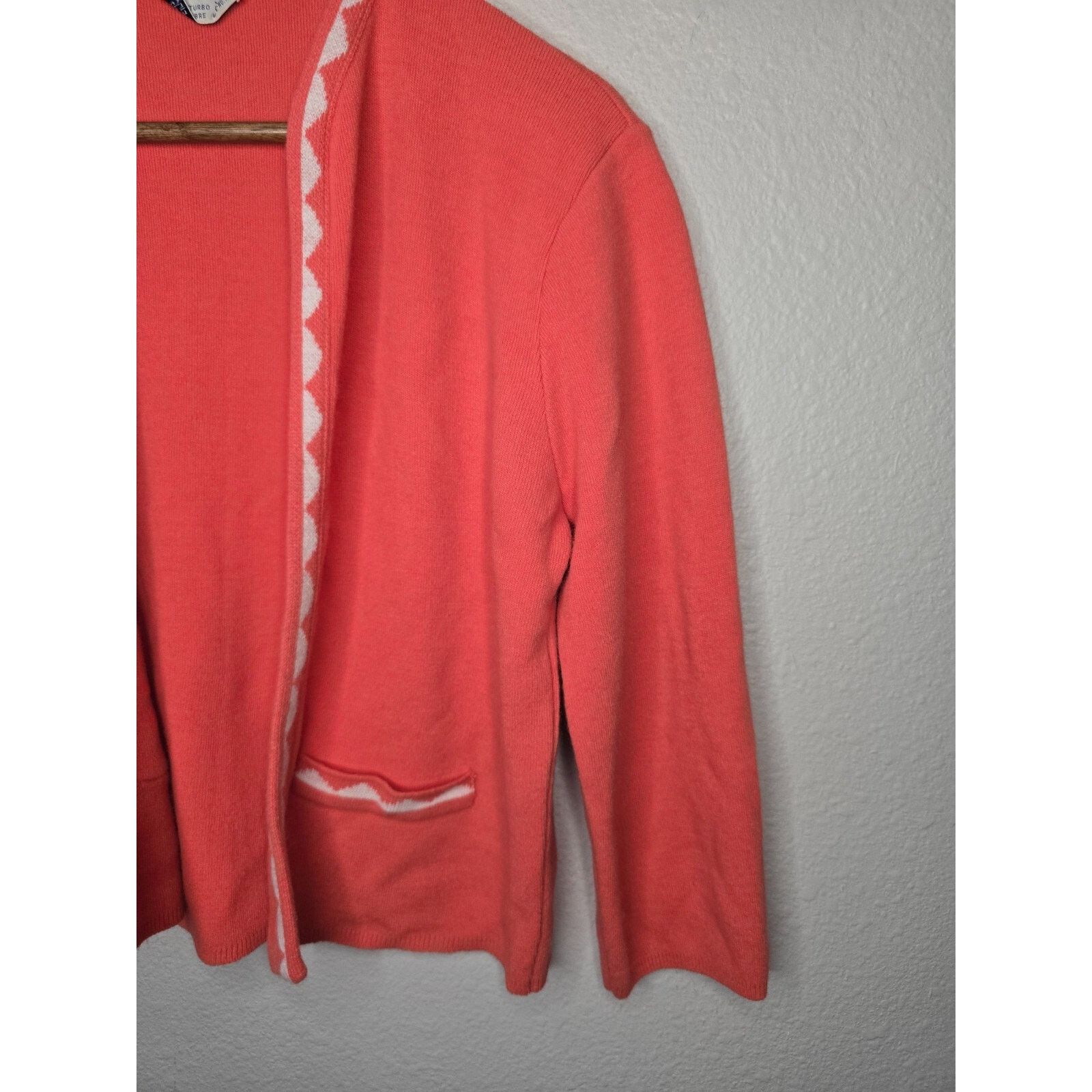 Vintage Vintage Suzy Dee Sweater Womens Small Coral Pink Cardigan S Size S / US 4 / IT 40 - 2 Thumbnail