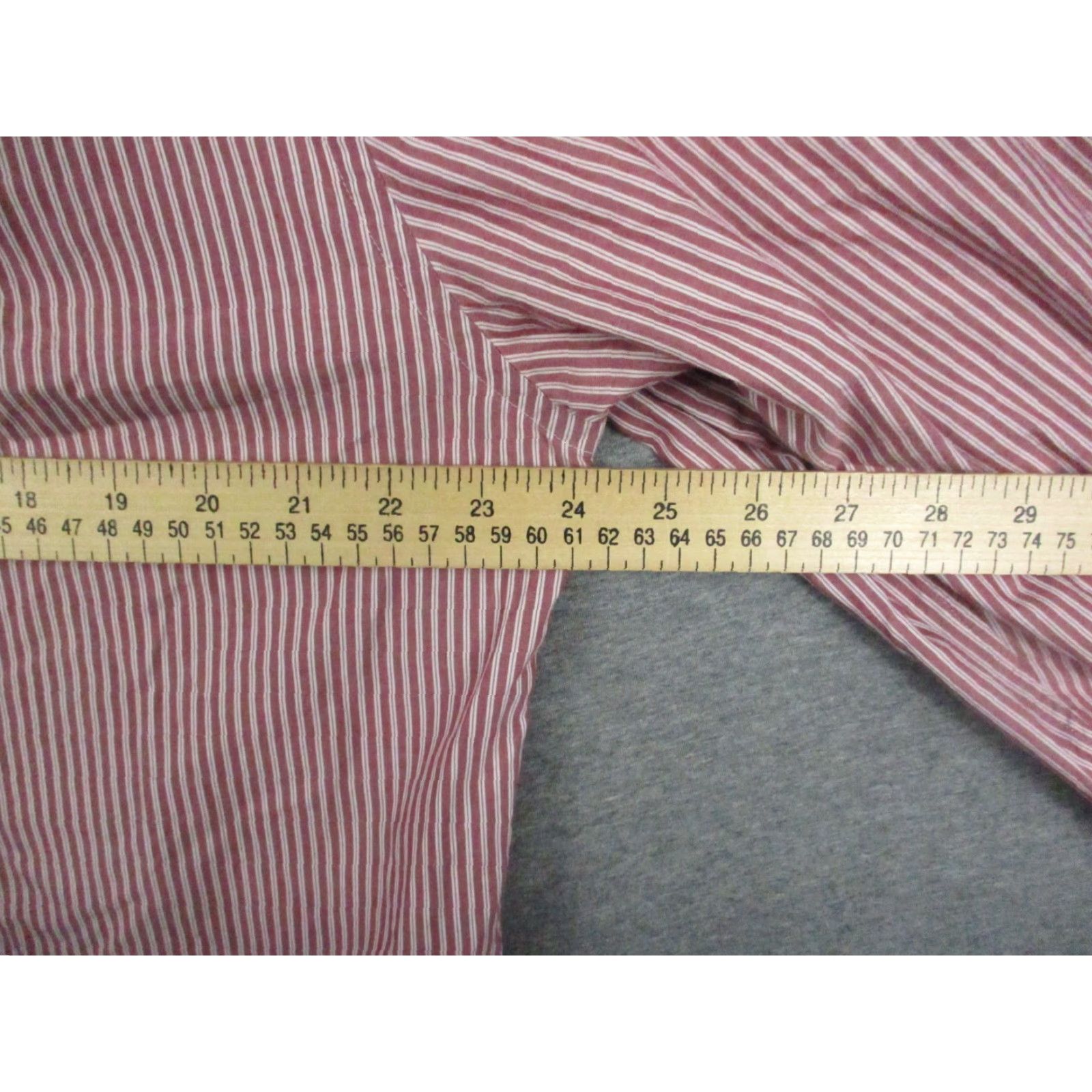 Vineyard Vines VINTAGE Vineyard Vines Shirt Mens Large Red White Stripe Made In Hong Kong Long Sleeve Size US L / EU 52-54 / 3 - 7 Thumbnail