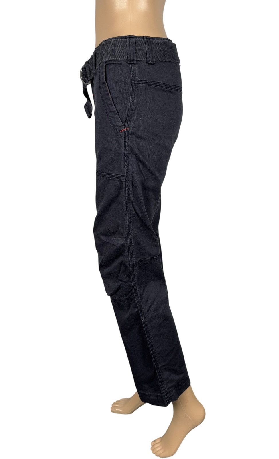 Diesel × Vintage Diesel Vintage 00s Belted Pants Cropped Size 32" / US 10 / IT 46 - 6 Thumbnail