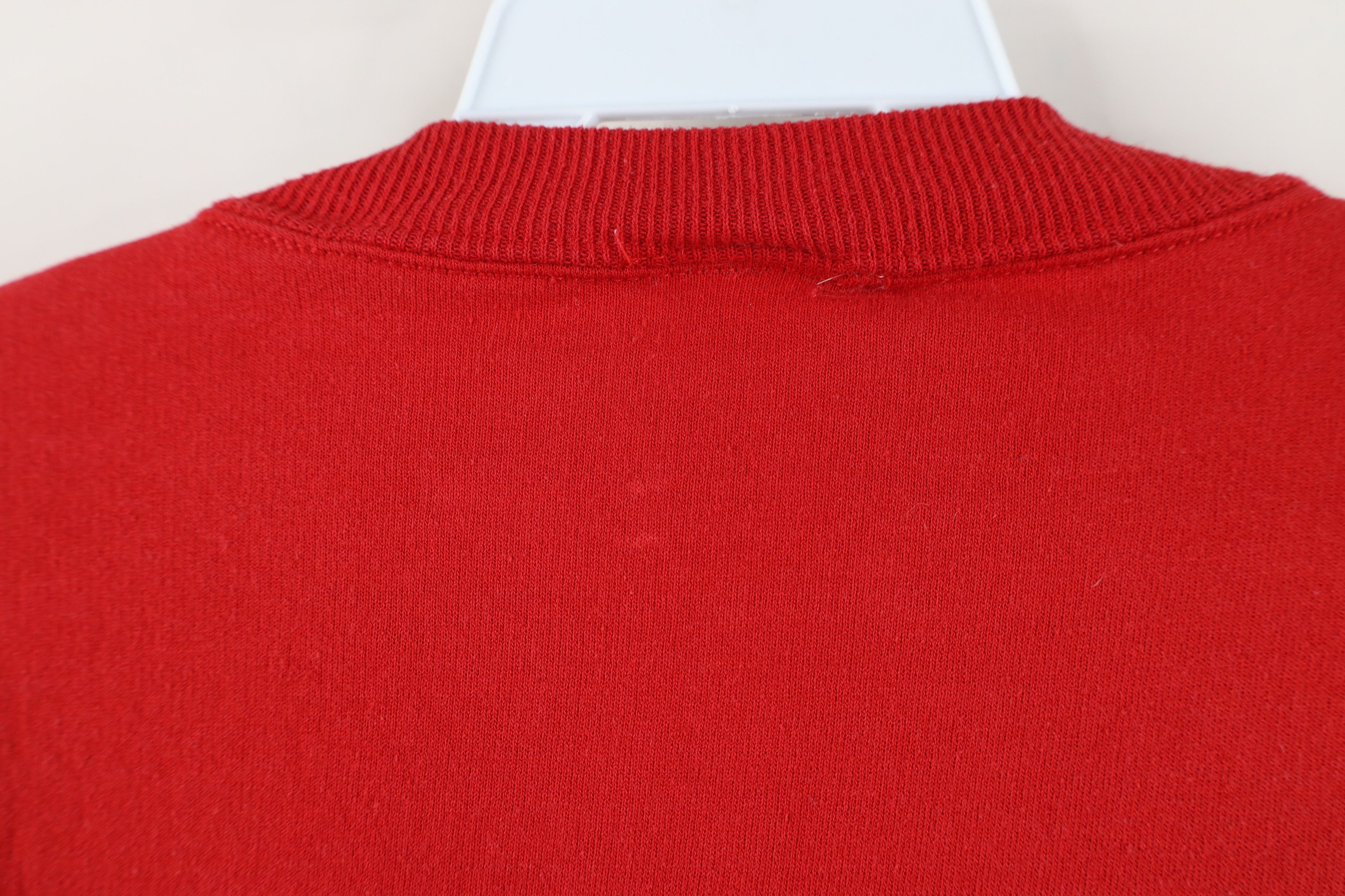 Vintage Vintage 90s Streetwear Christmas Gingerbread Sweatshirt Red Size XL / US 12-14 / IT 48-50 - 10 Thumbnail