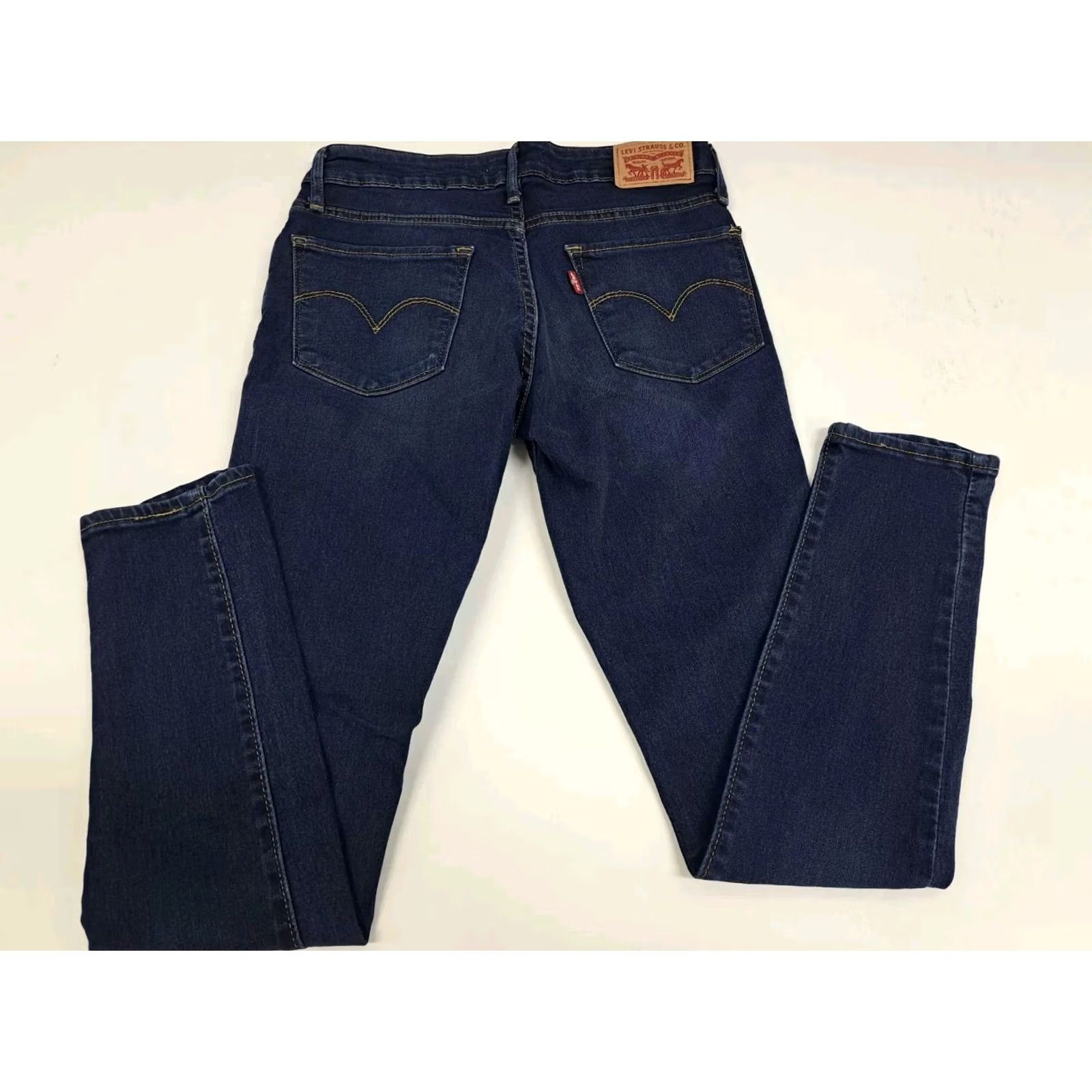 Levi's Levi's 711 Skinny Jeans - Denim Slim Jeans - Medium Wash - 26 x 28 - 5-Pocket - Button_Zip Closure - Levi's Logo - Women's Fashion Size 26" / US 2 / IT 38 - 3 Thumbnail