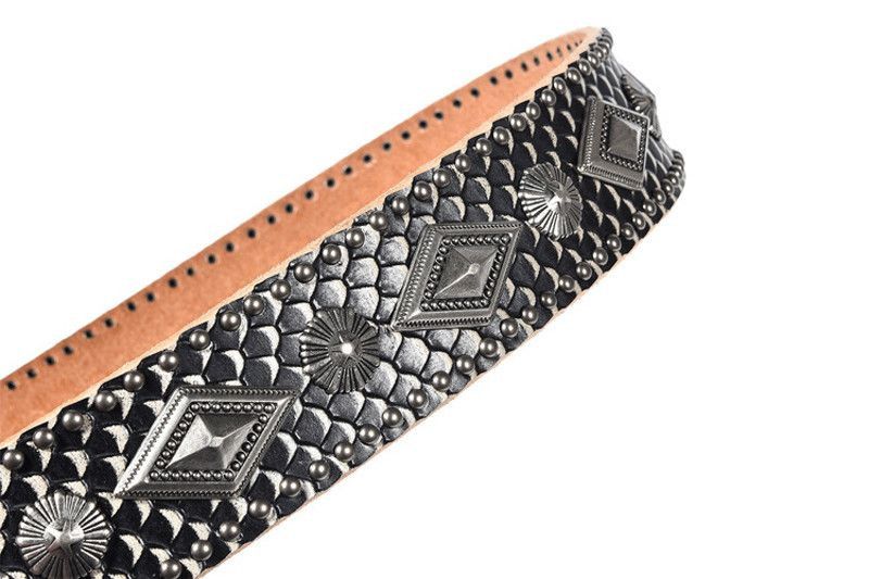 Japanese Brand × Leather × Vintage Dragon Altar Retro Vintage Leather Belt Size ONE SIZE - 3 Thumbnail