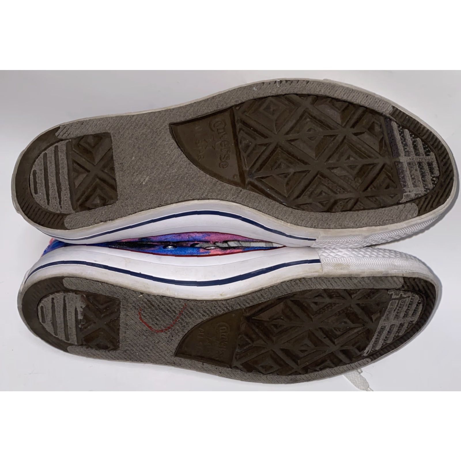 Converse Converse Women's Athletic Sneakers Size 6.5 Low Top Pink Blue All Star Lace Up Size US 4.5 / IT 34.5 - 6 Thumbnail