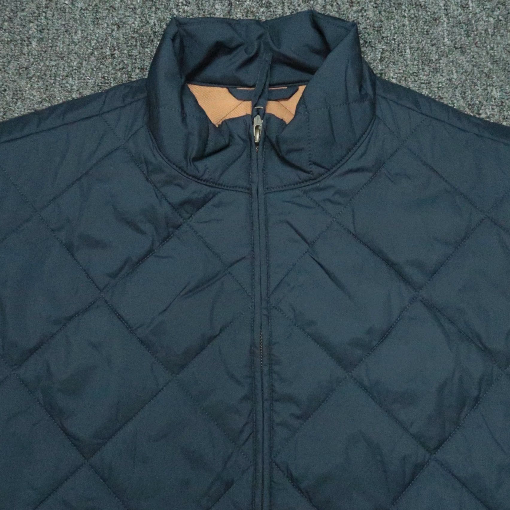 J.Crew J. Crew Vest Mens XL Blue Quilted Full Zip Pockets NWT Size US XL / EU 56 / 4 - 2 Thumbnail