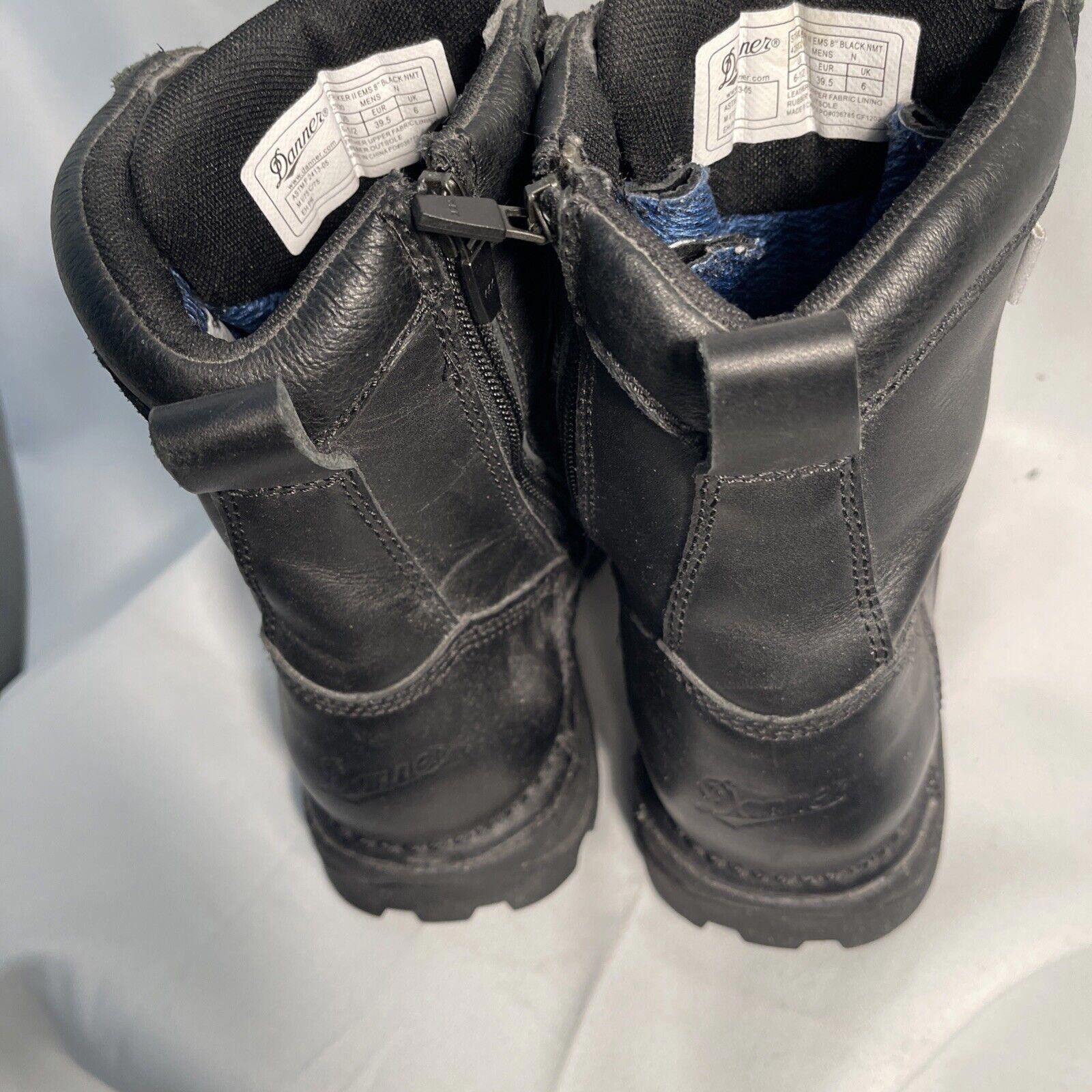 Danner Danner Men's Striker EMS 8" Boots Black Size 6 1/2 SIDE ZIP Size US 6.5 / EU 39-40 - 6 Thumbnail