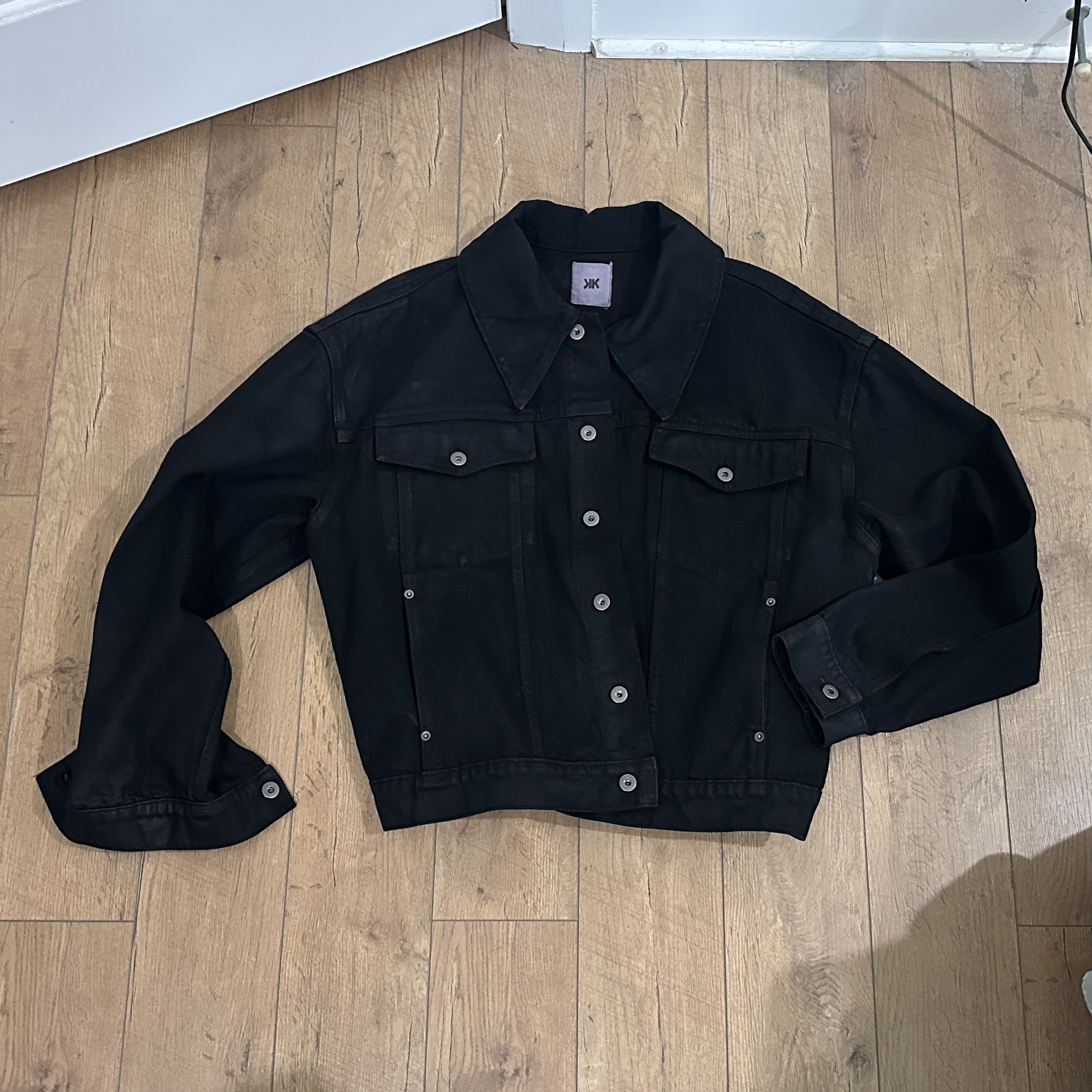 K-Two Studios Ktwo Waxed Denim Jacket Size US L / EU 52-54 / 3 - 2 Thumbnail
