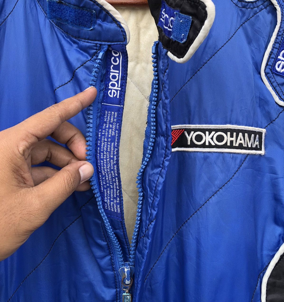 Sports Specialties Nankai Sparco Mod.K26 Yokohama Racing Suit Jacket Size US L / EU 52-54 / 3 - 5 Thumbnail