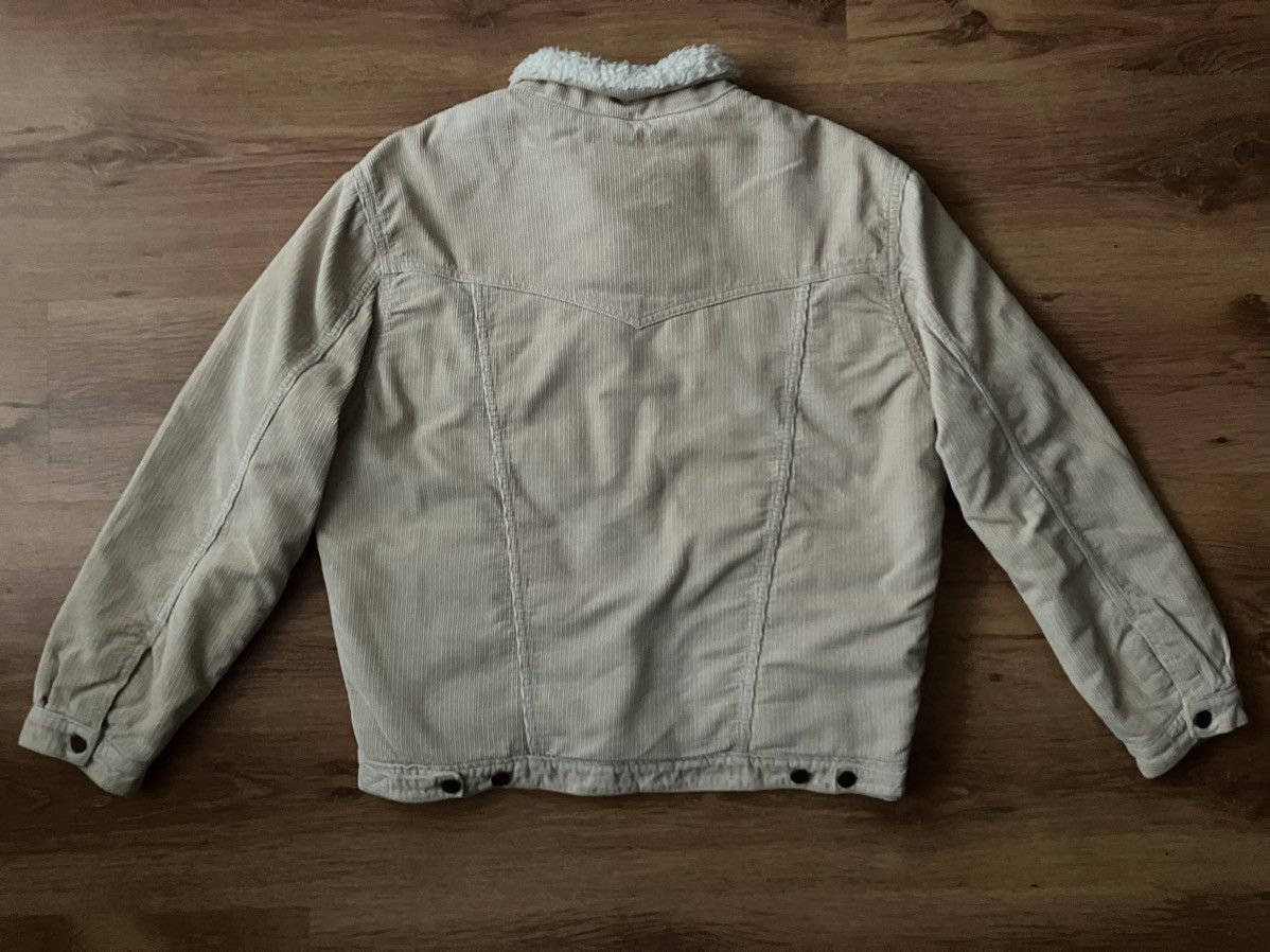 Vintage × Wrangler Beige Warm Wrangler Sherpa Jacket Winter Corduroy Vintage Size M / US 6-8 / IT 42-44 - 11 Thumbnail