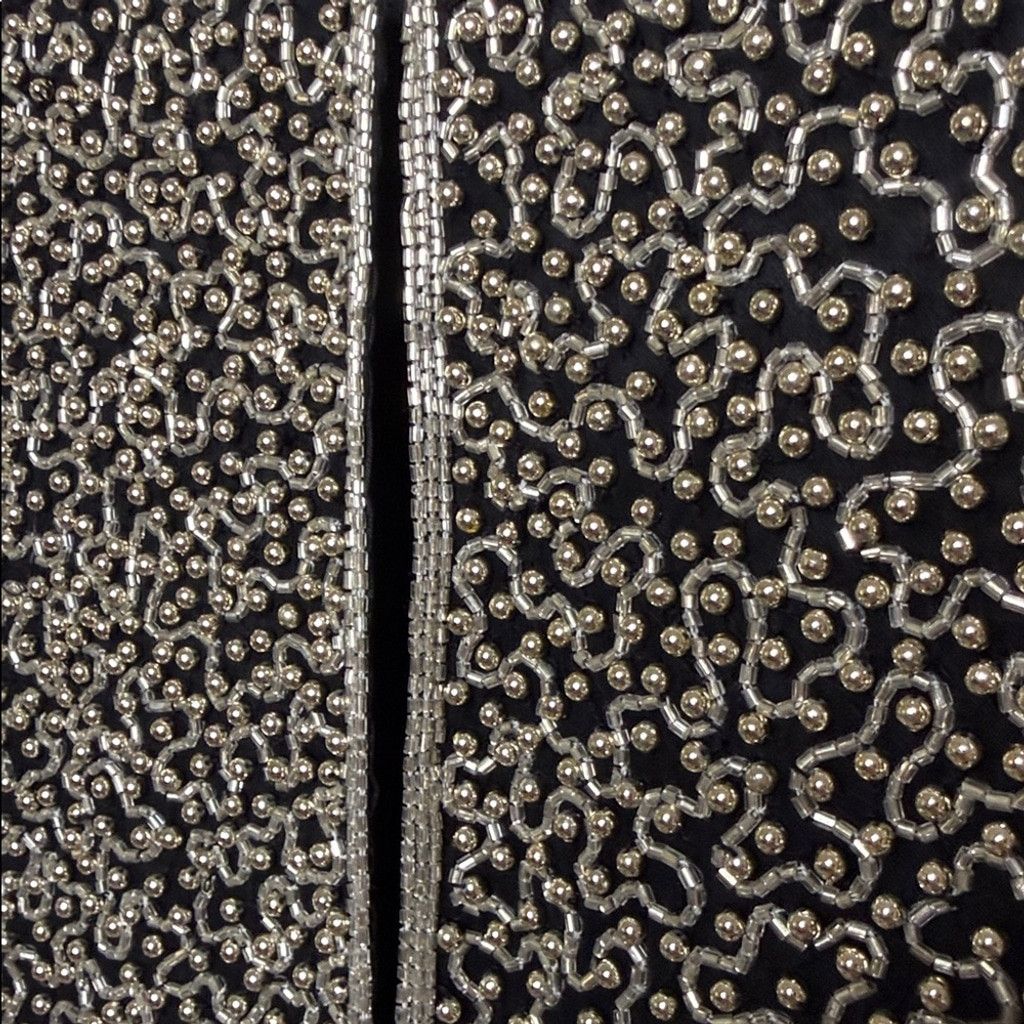 The Unbranded Brand Vintage Laurence Kazar 100% silk beaded sequined jacket 1X Size XL / US 12-14 / IT 48-50 - 3 Thumbnail