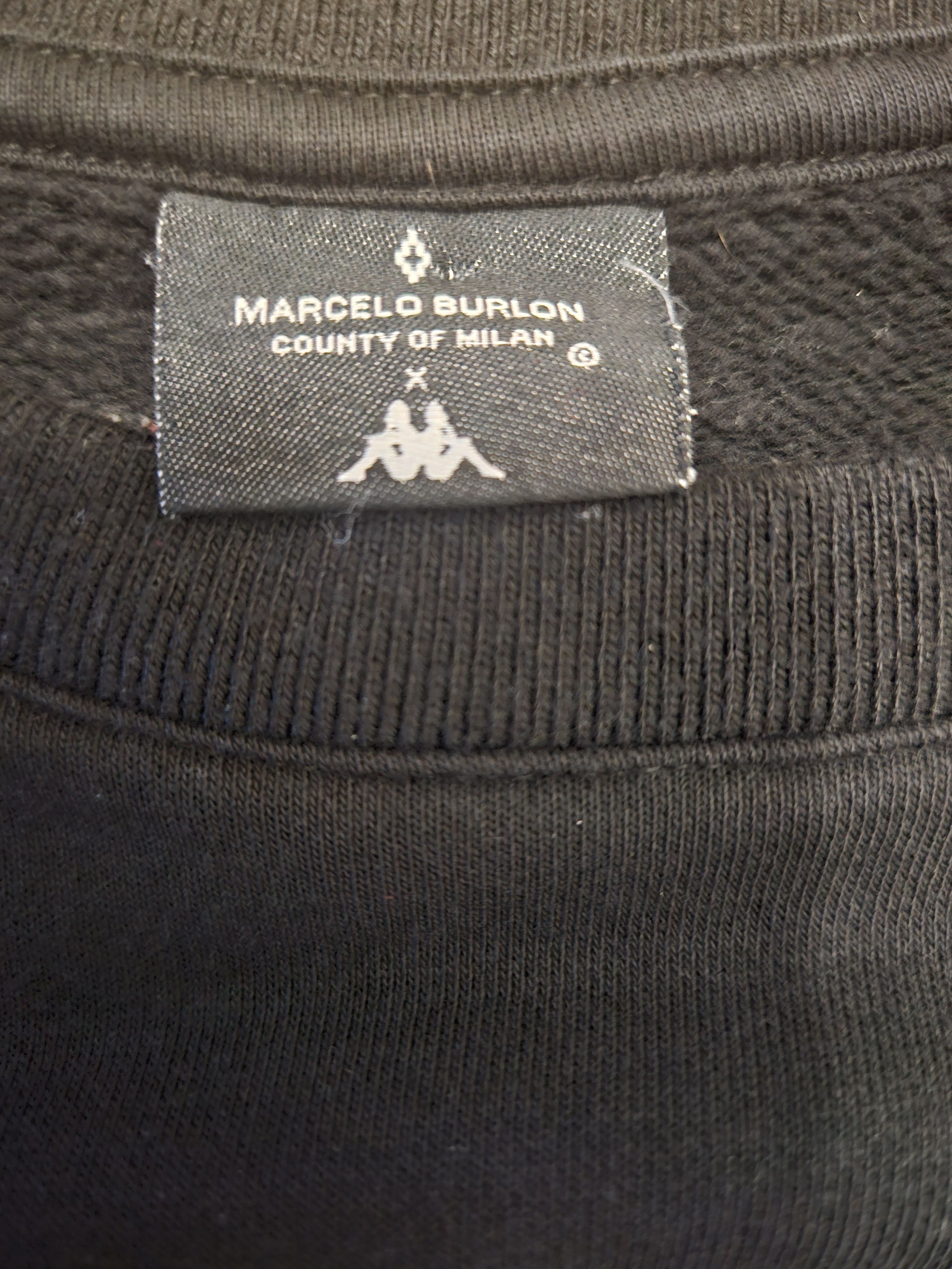 Kappa × Marcelo Burlon Marcelo Burlon Kappa Black Sweatshirt Size US M / EU 48-50 / 2 - 3 Thumbnail