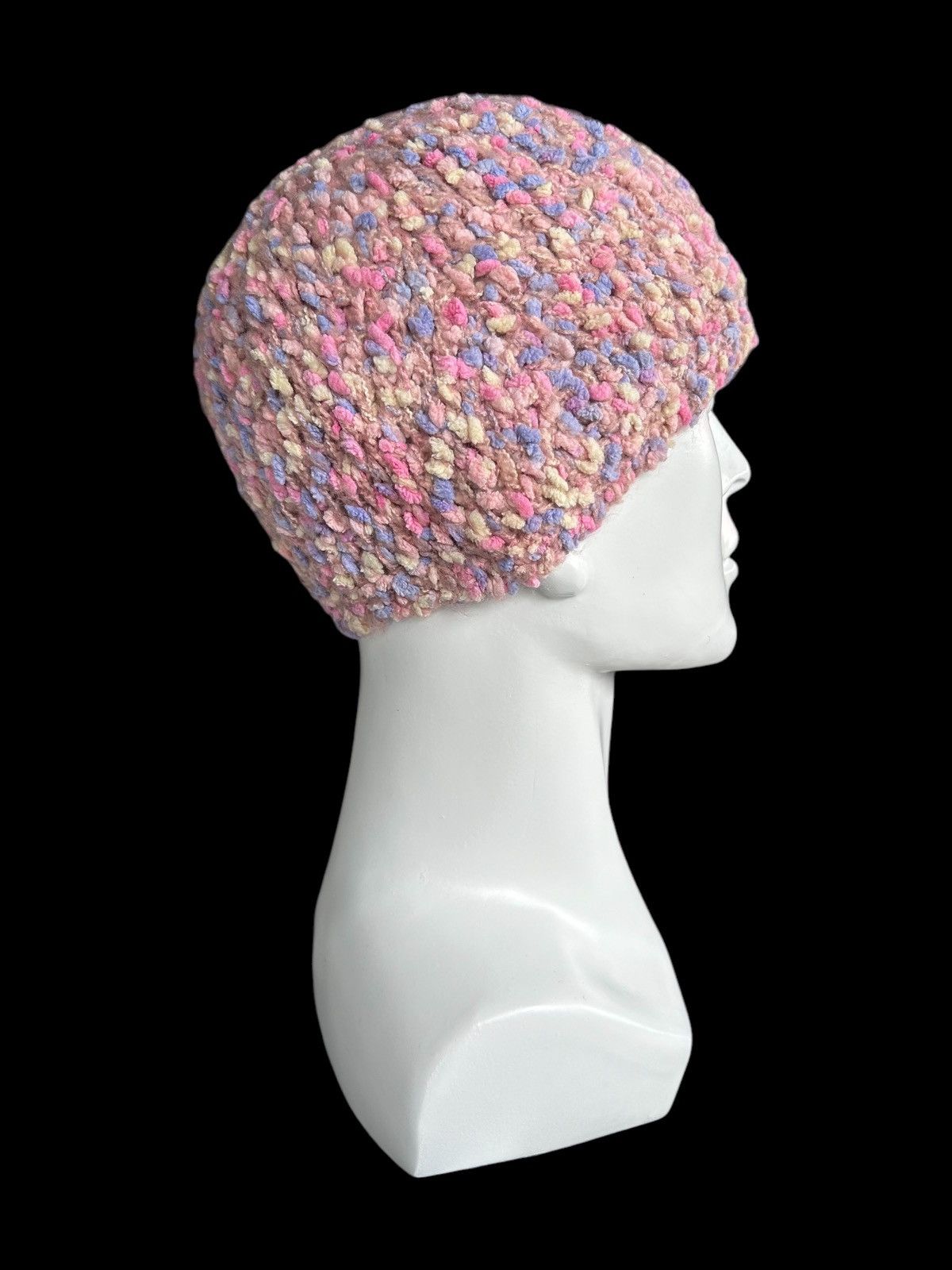 Japanese Brand × Kapital × Vintage Crochet Knitted Handmade Beanie Hats Rare☠️☠️ Size ONE SIZE - 1 Thumbnail