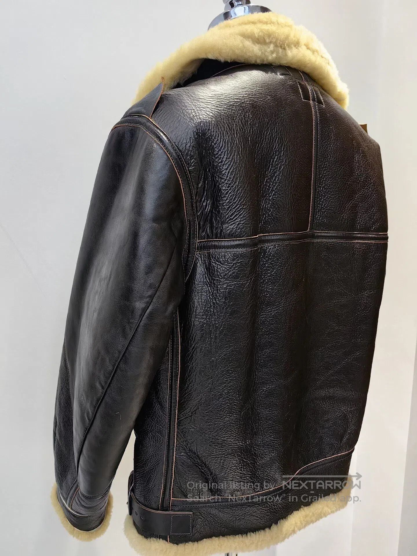 Other The REAL McCOY'S B3 Shearling Flight Jacket. Size US L / EU 52-54 / 3 - 6 Thumbnail