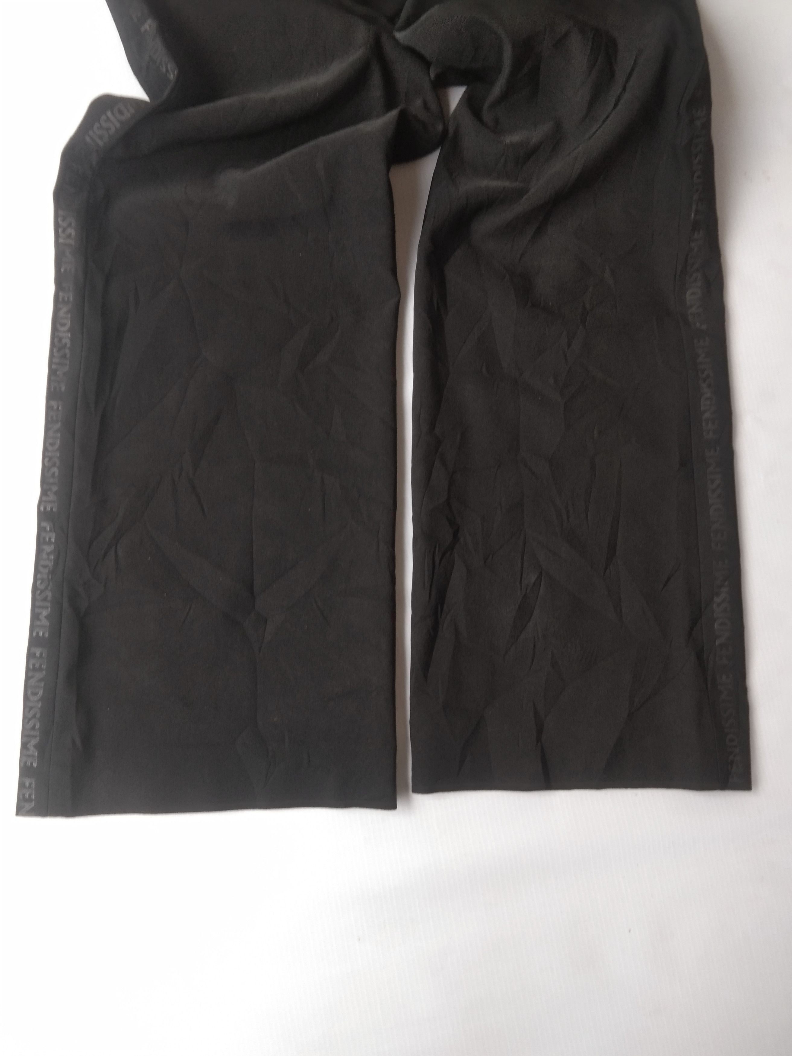 Fendi Fendi Fendissime with side line logo wide pants Size 28" / US 6 / IT 42 - 3 Thumbnail