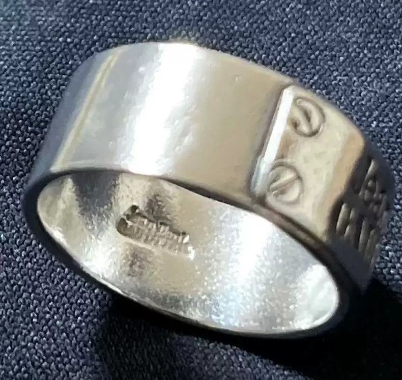 Jean Paul Gaultier Jean Paul Gaultier Silver lettering ring-2508 Size ONE SIZE - 5 Thumbnail