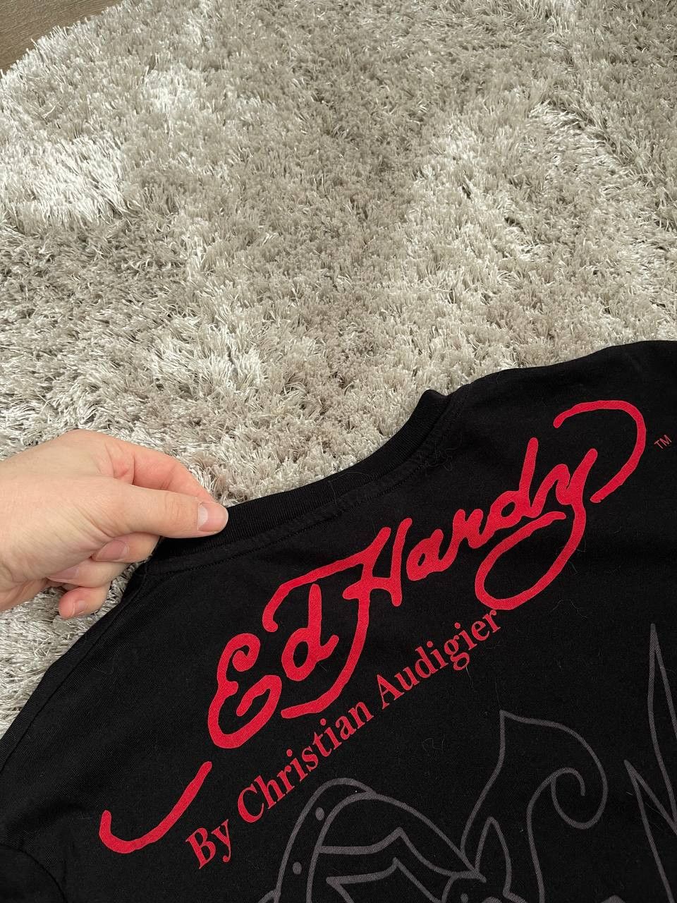 Ed Hardy × Streetwear × Vintage Vintage Ed Hardy skulls big logo y2k tee 90’s Size US M / EU 48-50 / 2 - 8 Thumbnail