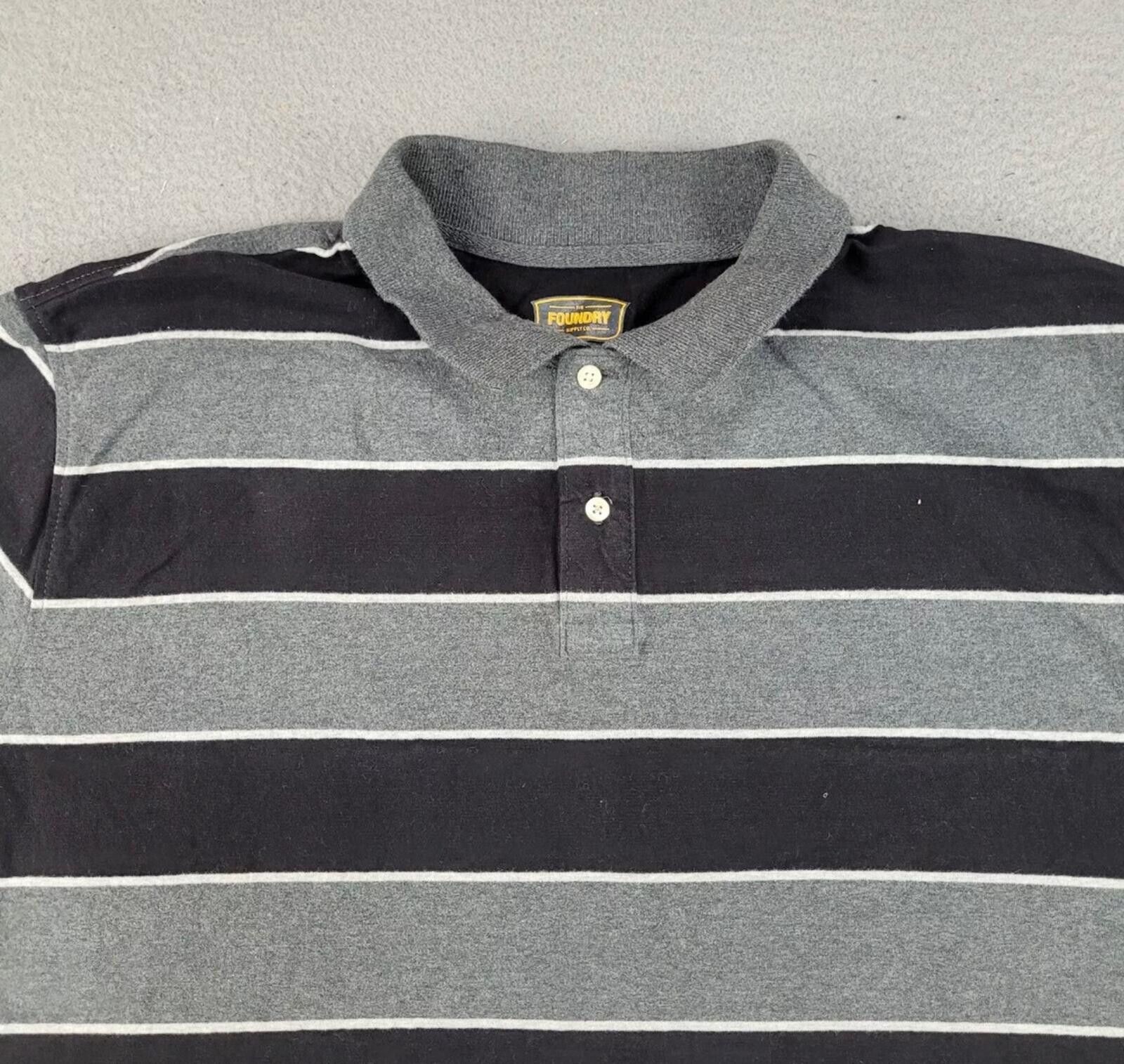 Other The Foundry Long Sleeve Shirt Men's 2XL Gray Polo Size US XXL / EU 58 / 5 - 6 Thumbnail