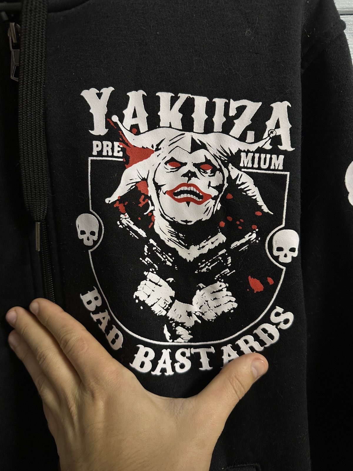 Band Tees Rare Zip Hoodie Yakuza Premium Bad Bastards Y2K Size US S / EU 44-46 / 1 - 4 Thumbnail