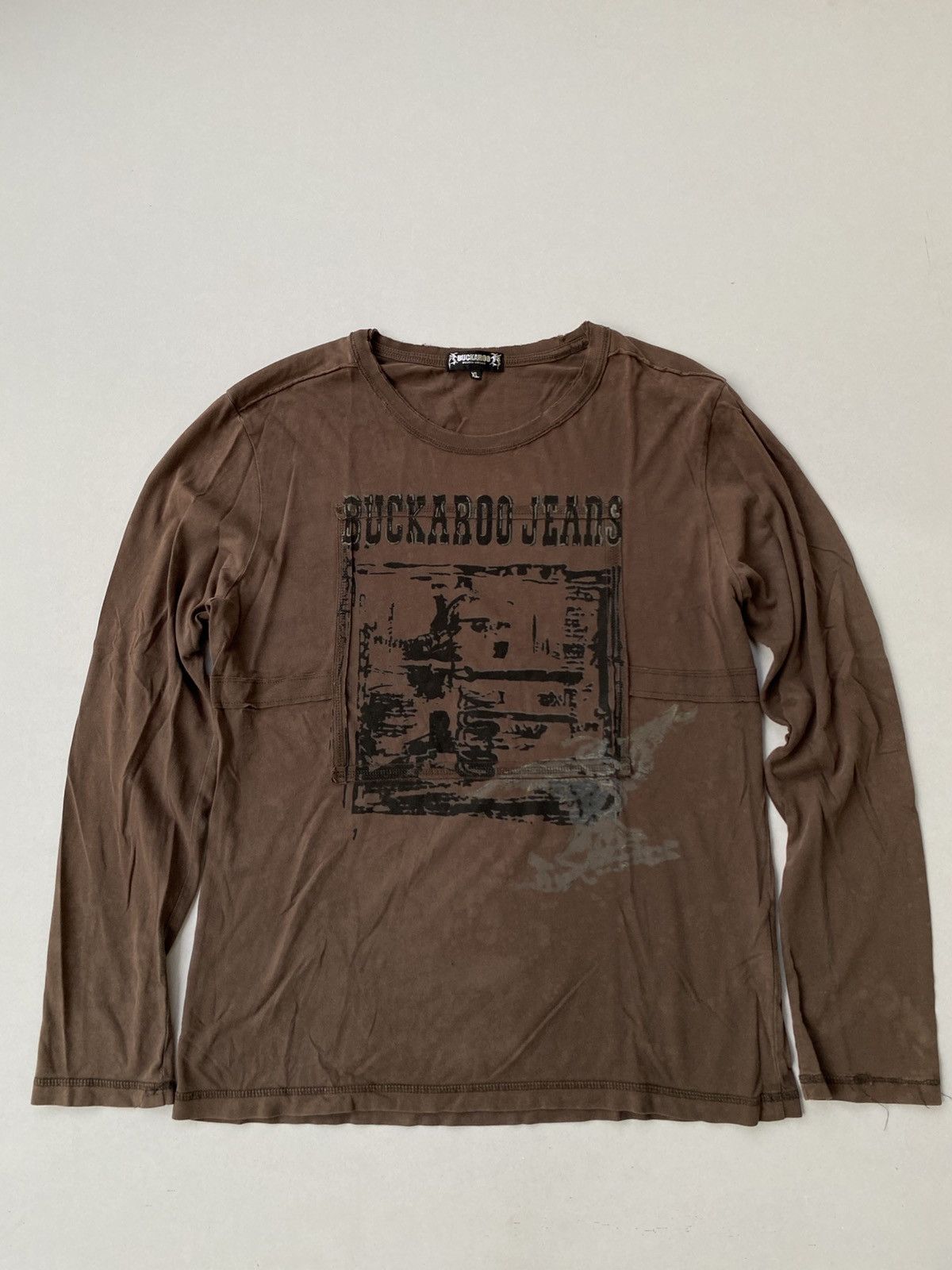 BUCKAROO VINTAGE BUCKAROO Longsleeve Tshirt Size US XL / EU 56 / 4 - 1 Thumbnail