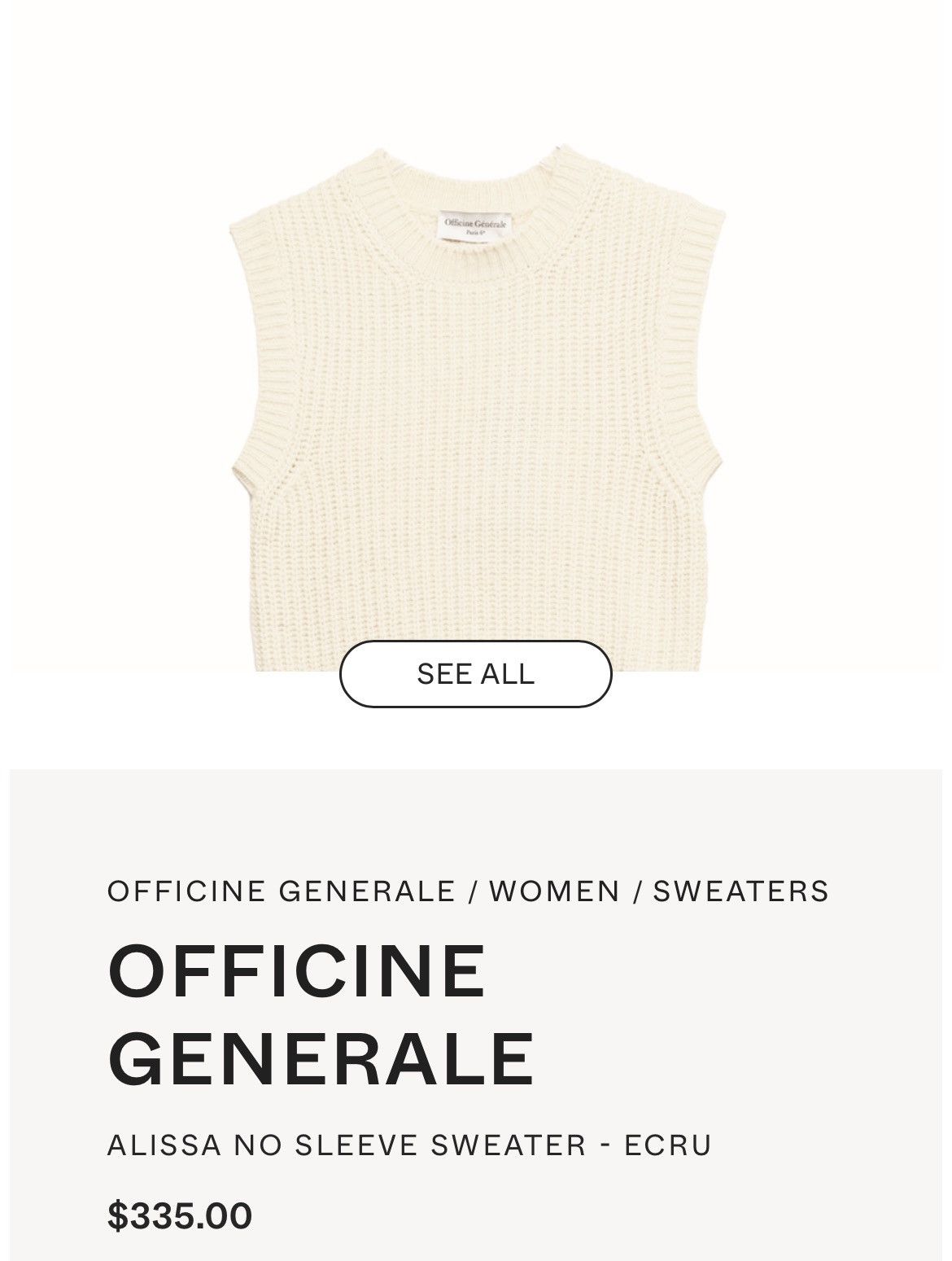 Officine Generale Officine Generale Alissa Vest Size M / US 6-8 / IT 42-44 - 12 Thumbnail