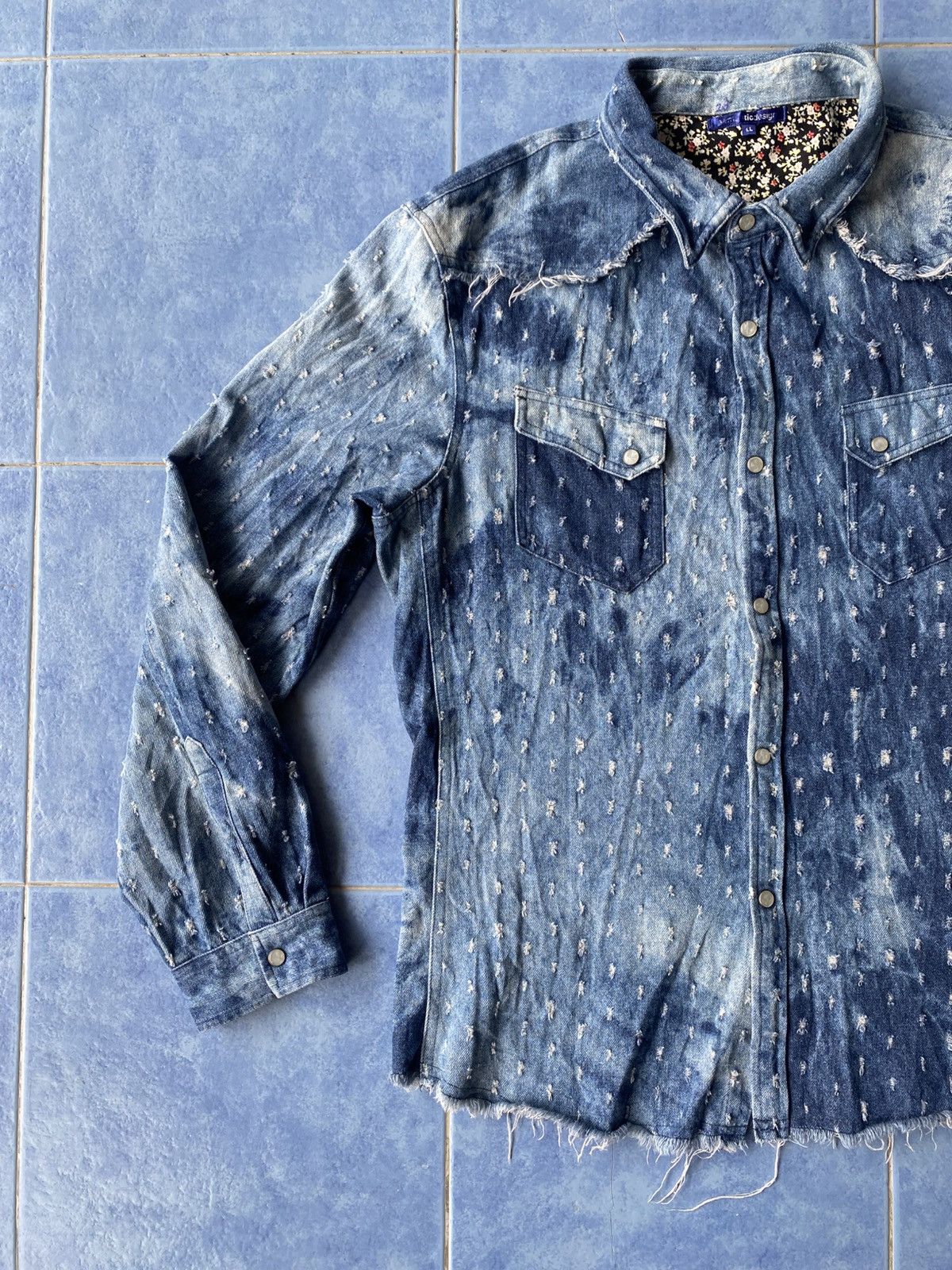 semanticdesign Semantic Design Western Shirt Distressed Design Size US M / EU 48-50 / 2 - 4 Thumbnail