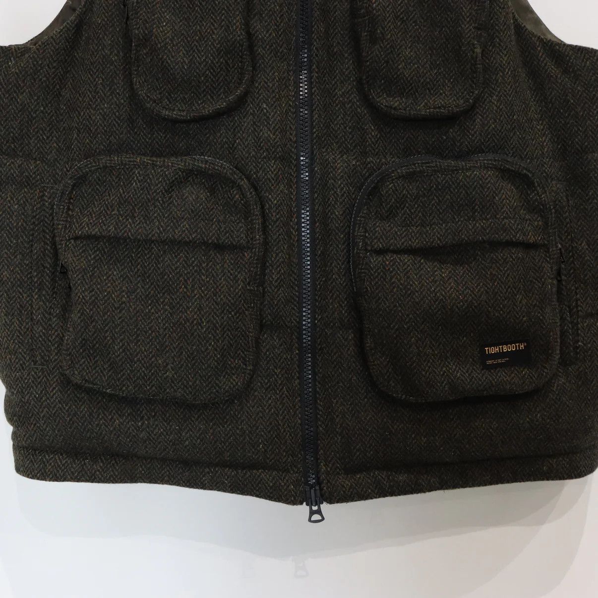 Japanese Brand TIGHTBOOTH JAPANESE TWEED DOWN VEST Size US L / EU 52-54 / 3 - 6 Thumbnail