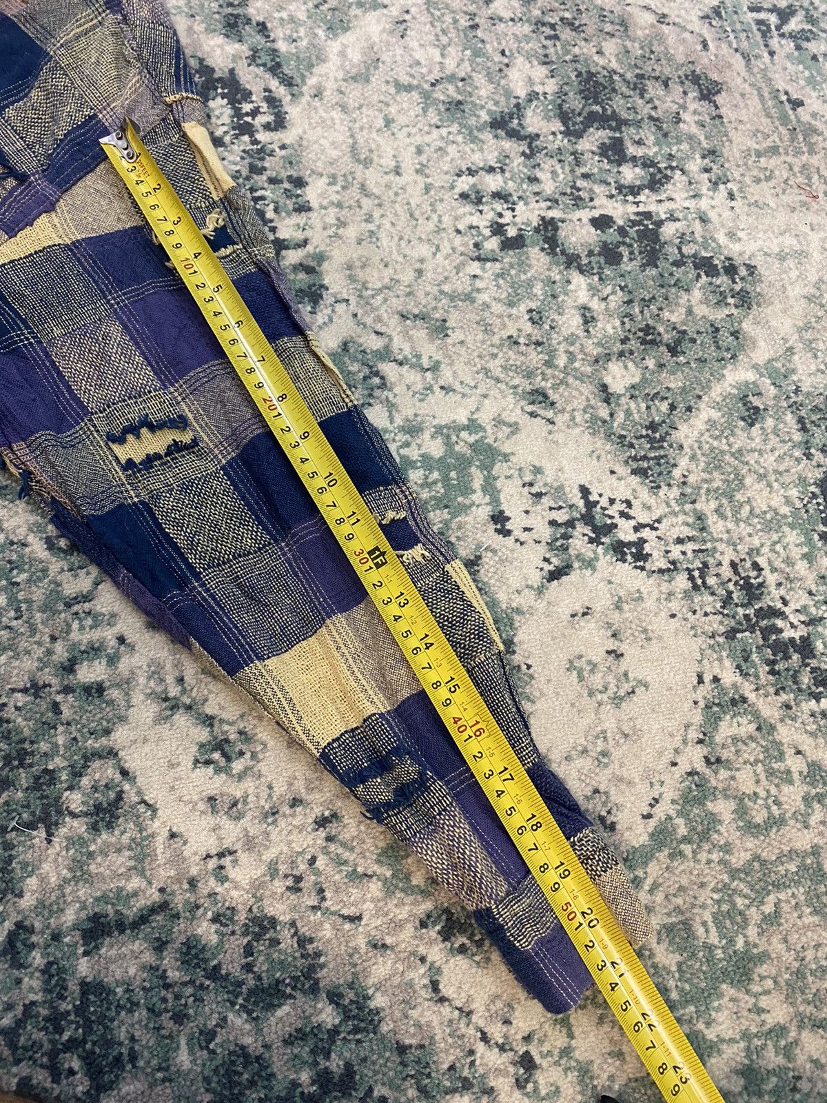 Sugar Cane Sugar Cane Sashiko Boro Patchwork Pocket Shirt Size US M / EU 48-50 / 2 - 15 Thumbnail