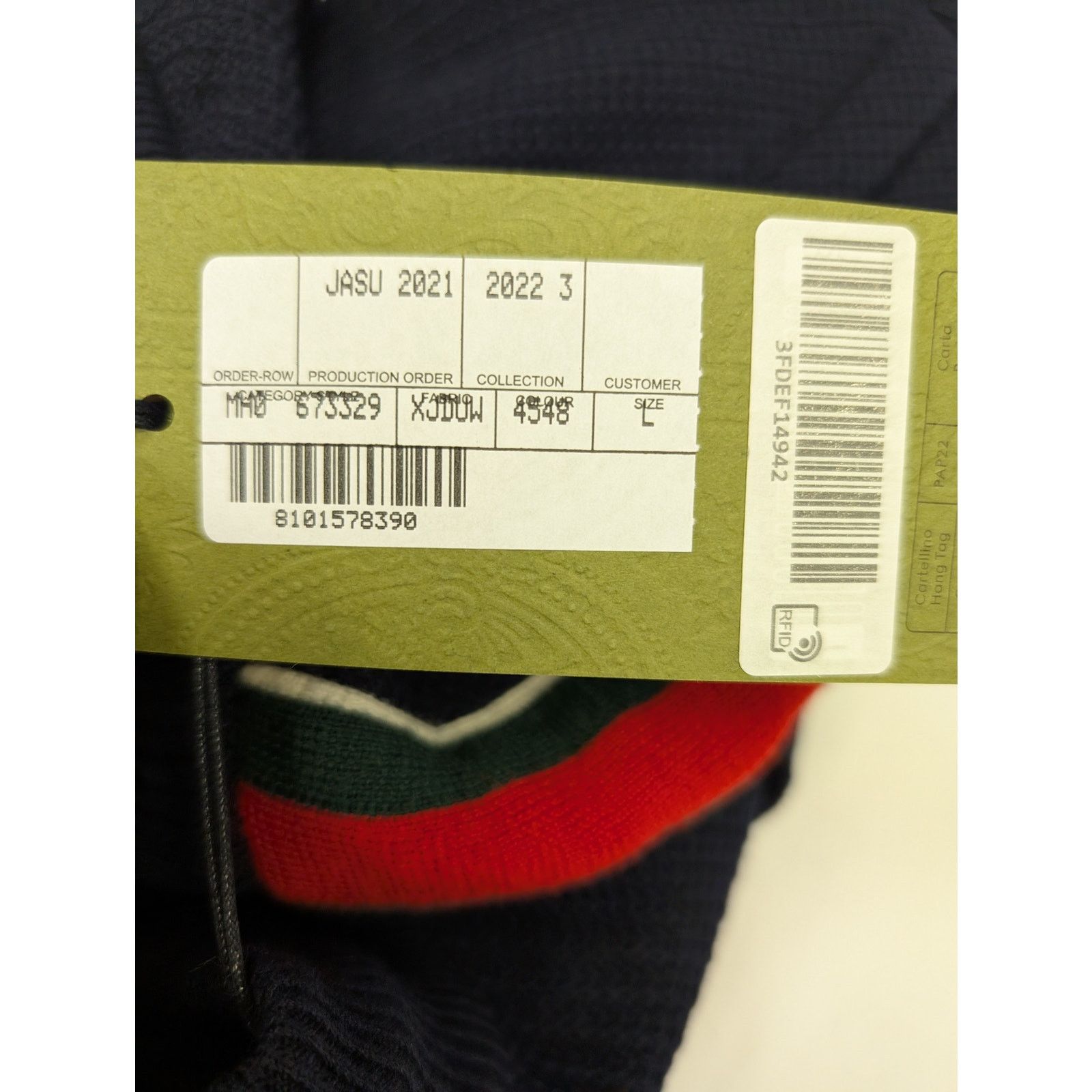 Gucci o1rshd1 GG Logo Sweatpants in Navy Size US 34 / EU 50 - 19 Thumbnail