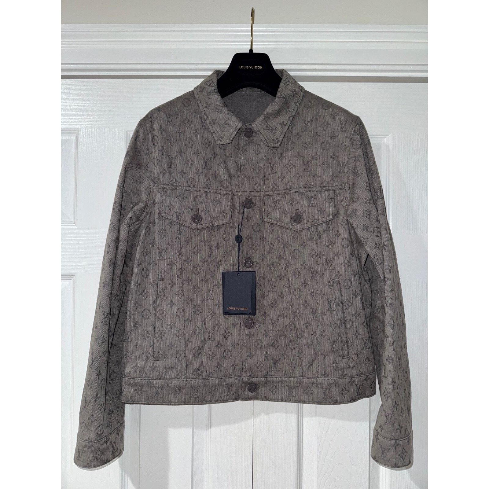 Louis Vuitton Louis Vuitton Monogram Jacket Button Up Sleeve 48 1A8FGZ Size US M / EU 48-50 / 2 - 6 Thumbnail