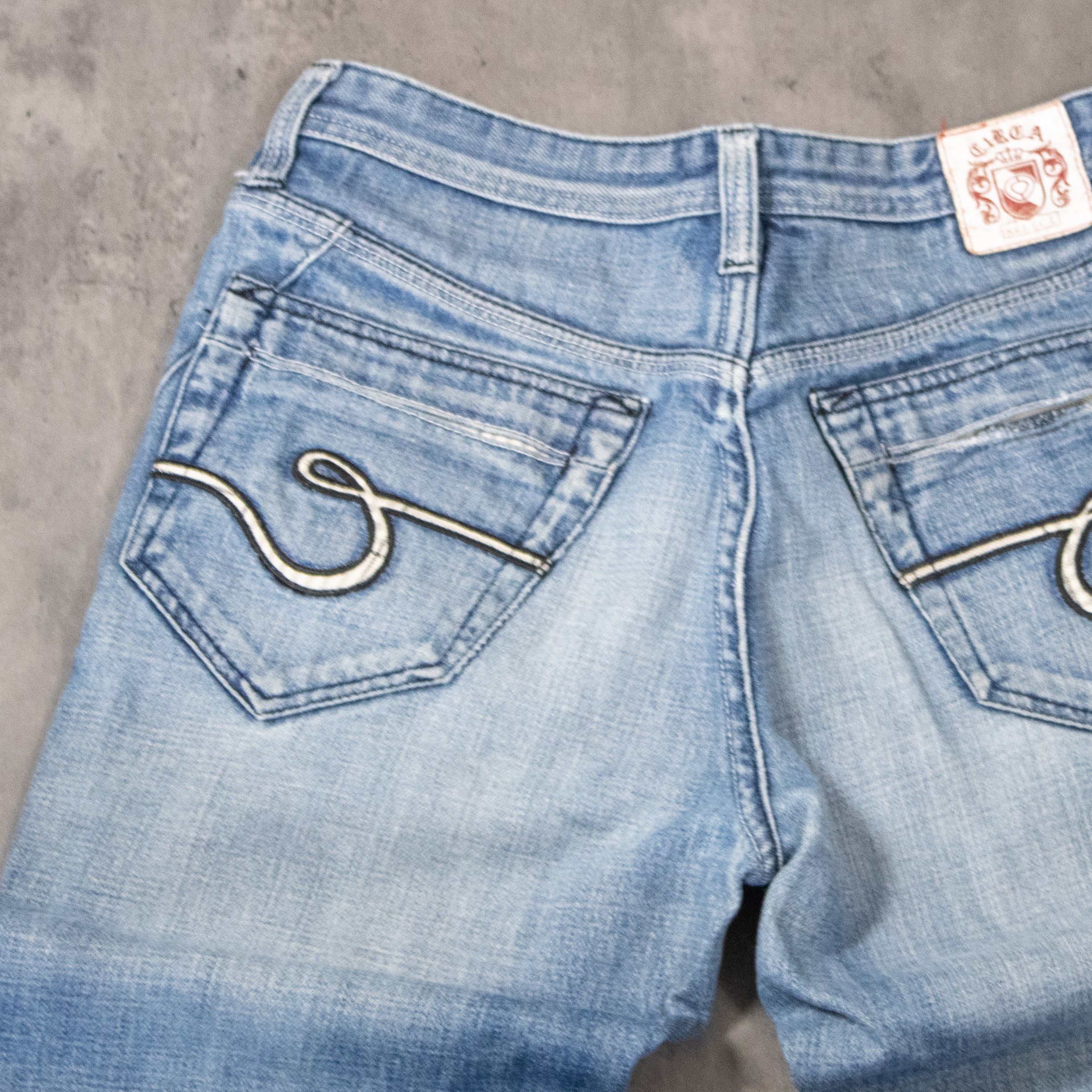 Vintage Y2K 2000's Circa Baggy Relax Crazy Midwash Denim Pant's Size US 32 / EU 48 - 17 Thumbnail