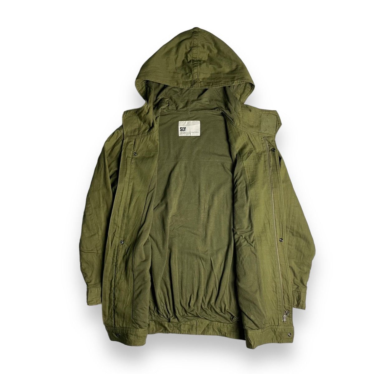 Le Grande Bleu (L.G.B.) SLY 5 POCKETS BONDAGE PUNK MILITARY PARKA JACKET Size US M / EU 48-50 / 2 - 4 Thumbnail