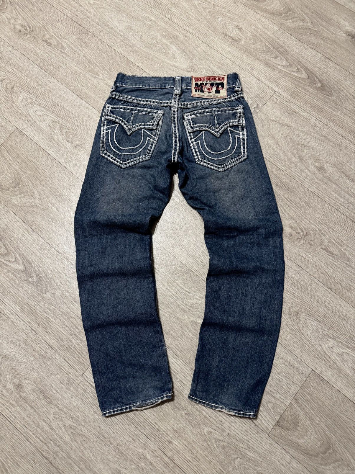 True Religion 🔷Vintage True Religion Distressed Y2K Crazy Jeans🔷 Size US 30 / EU 46 - 1 Thumbnail