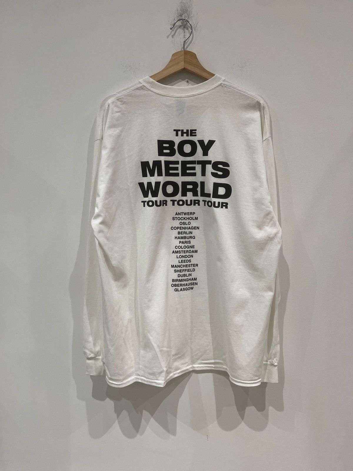 Drake Drake The Boy Meets World Tour Merch Long Sleeve Tee White Size US L / EU 52-54 / 3 - 3 Thumbnail