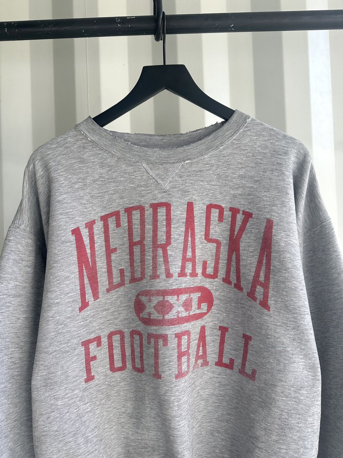 Vintage Vintage Nebraska Football Faded Distressed Sweatshirt Size US XL / EU 56 / 4 - 2 Thumbnail