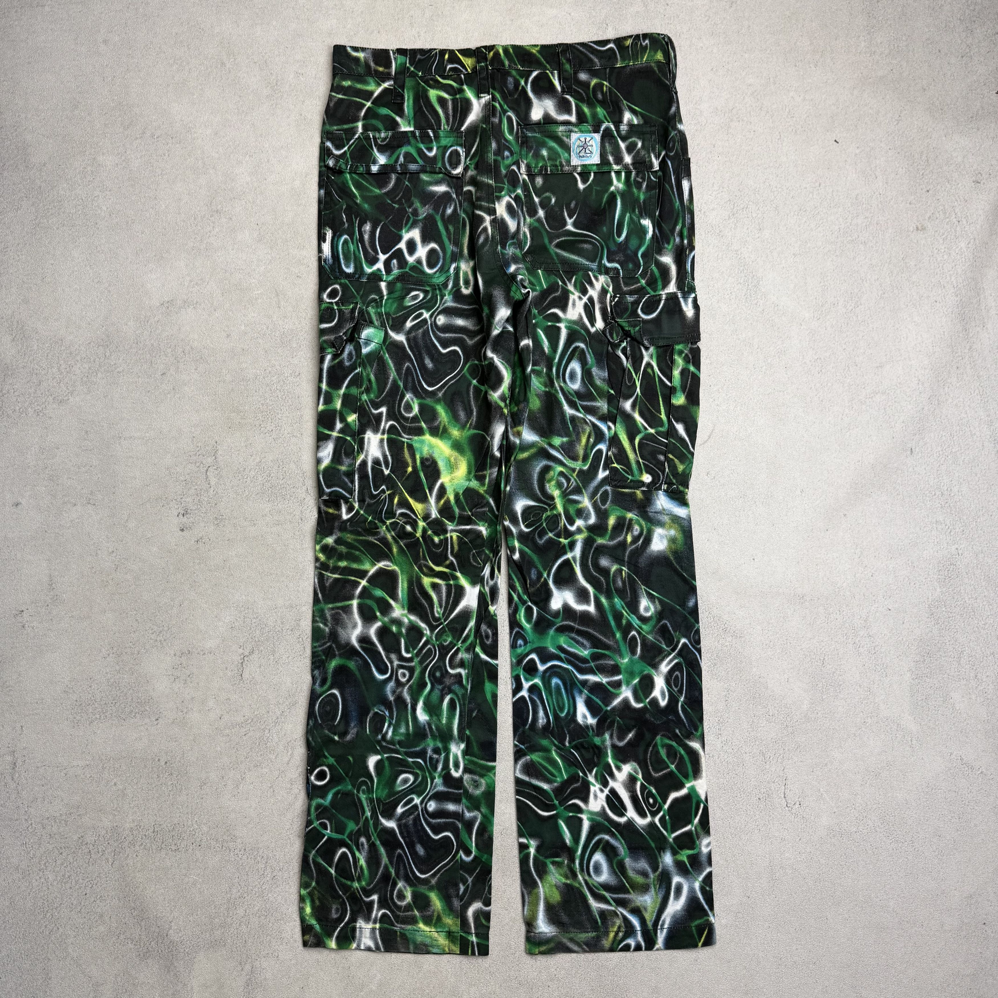 Japanese Brand Hikari Fluorescent Green Lightning Pants Size US 30 / EU 46 - 2 Thumbnail