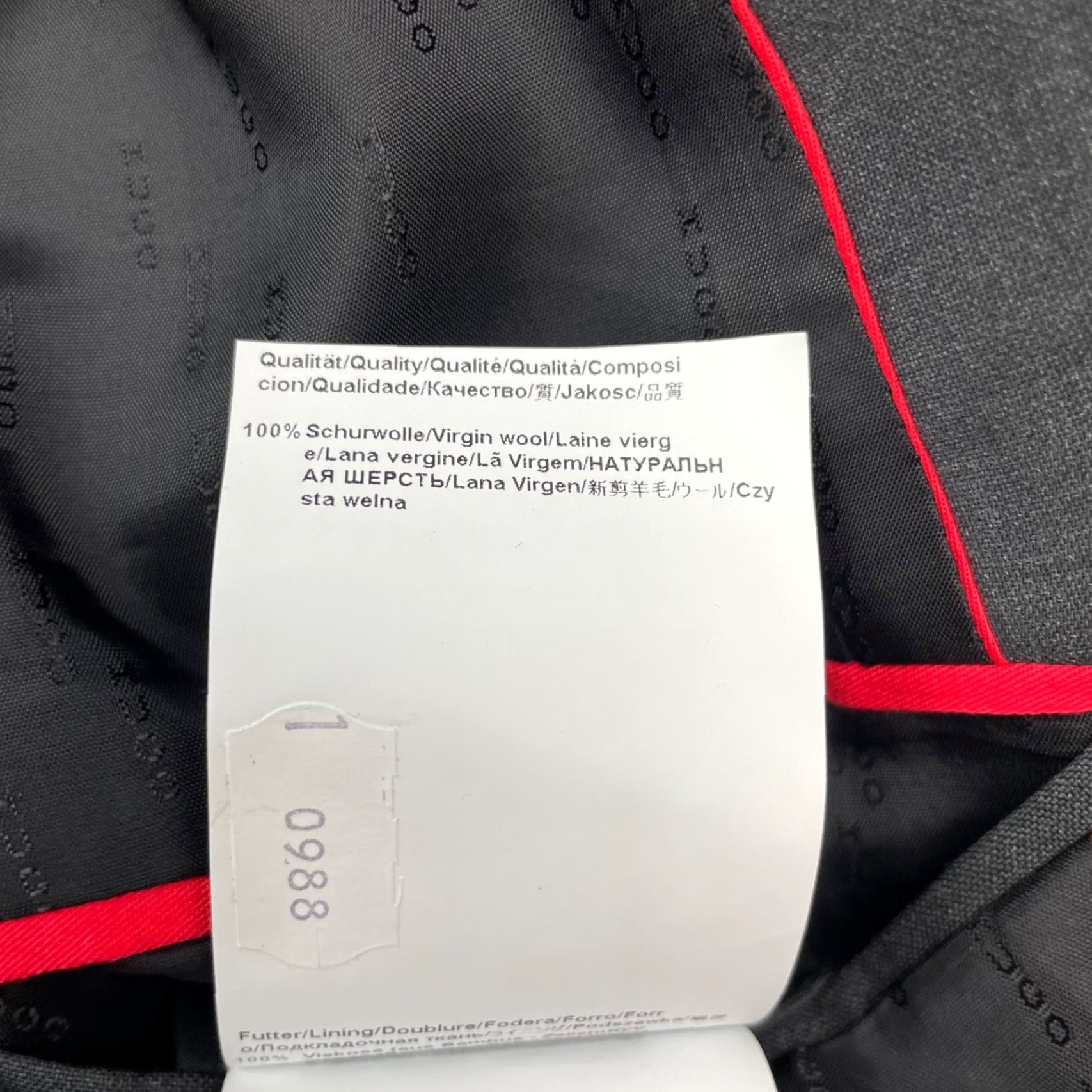 Hugo Boss HUGO BOSS Blazer/Jacket Men’s AerinS 100% Wool Gray 42R Two-Button Notch Lapel Regular Fit Vintage: No Mens Size 42R - 7 Thumbnail