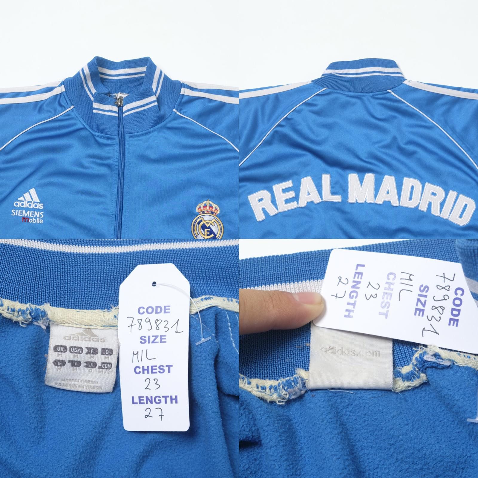 Adidas 2000s Real Madrid Track Jacket (M/L) Size US M / EU 48-50 / 2 - 4 Thumbnail