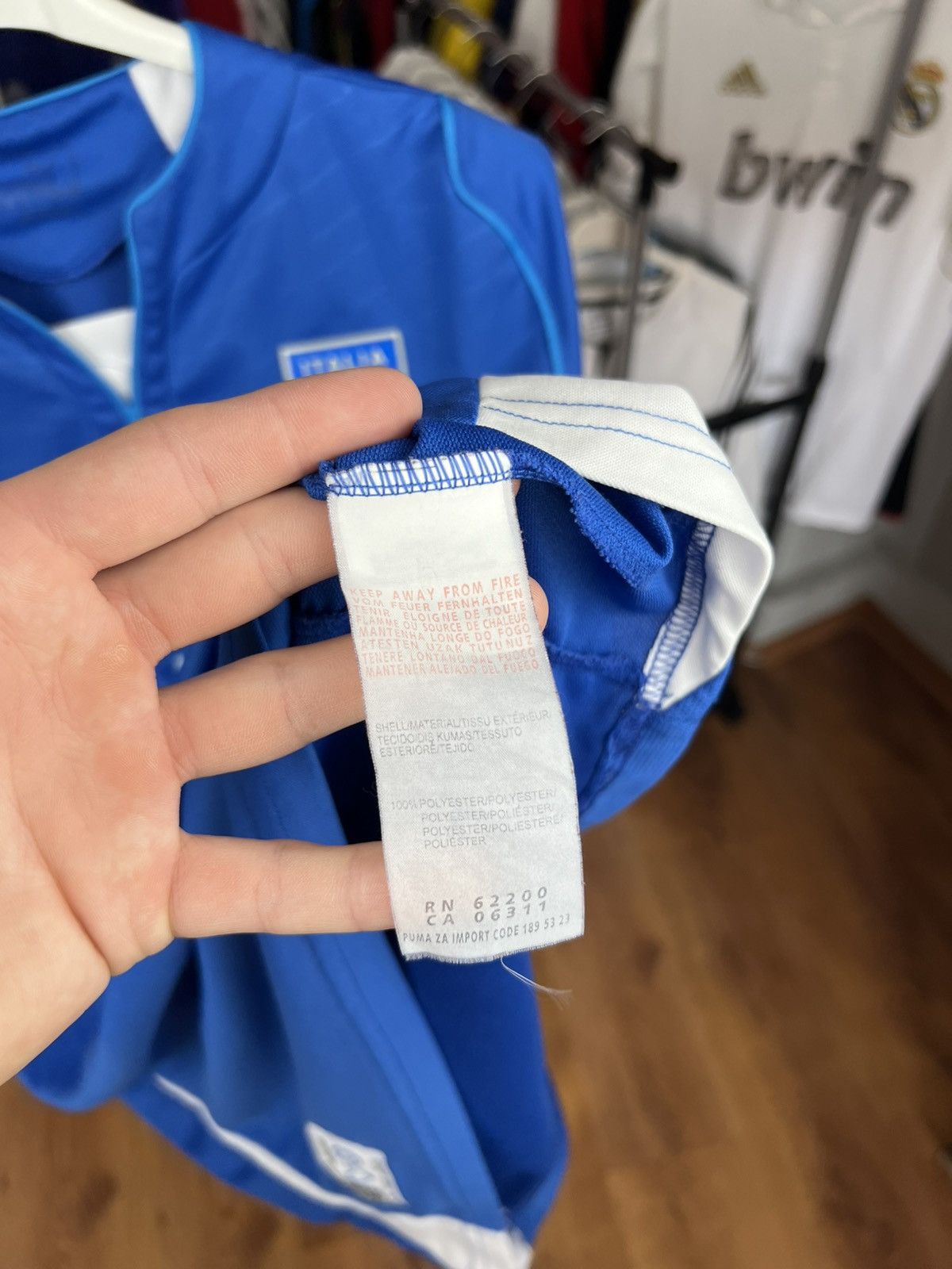 Puma Soccer Jersey Puma Italy World Cup 2014/15 Balotelli #9 Size US L / EU 52-54 / 3 - 9 Thumbnail