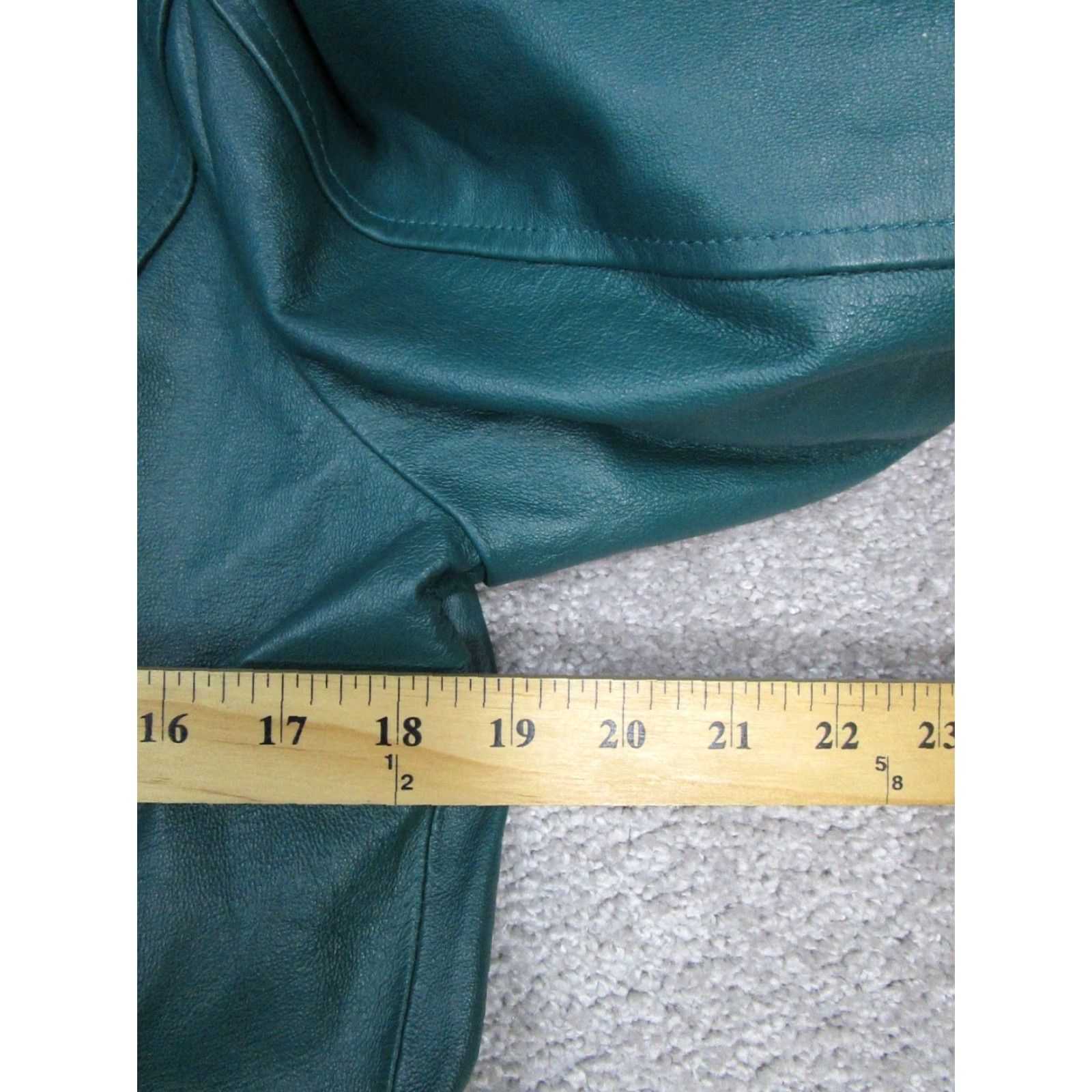Vintage VINTAGE Jerry Lewis Jacket Small Green Leather y2k Matrix Womens Size S / US 4 / IT 40 - 7 Thumbnail