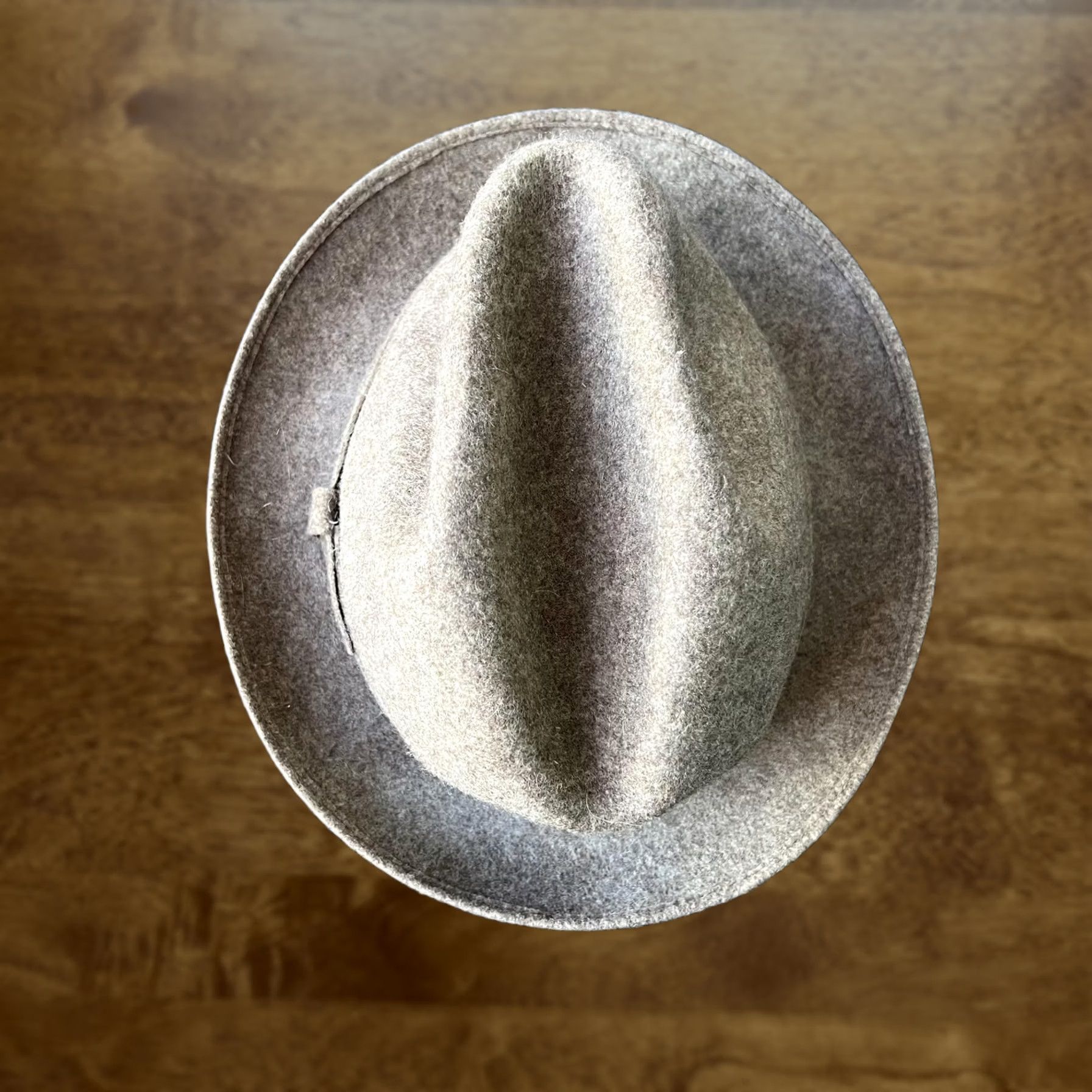 Pendleton VINTAGE Pendleton Fedora Hat Mens Brown Wool Felt Fitted Satin-Lined Crown Trilby Classic Size ONE SIZE - 1 Thumbnail