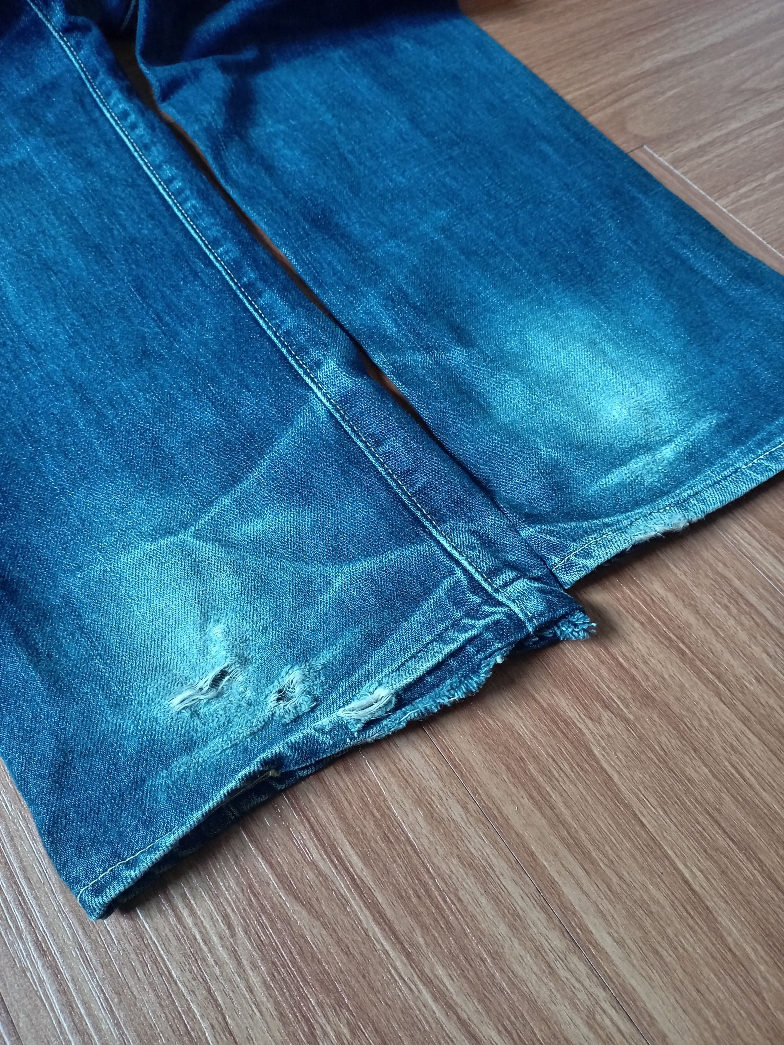 Visvim Vintage Distress Visvim 01R Selvedge Jeans Made in Japan Size US 30 / EU 46 - 4 Thumbnail