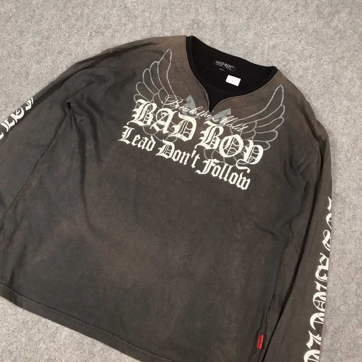 If Six Was Nine × Japanese Brand BAD BOY SUN FADED LONG SLEEVE PUNK JAPAN TSHIRT IFSIXWASNINE Size US L / EU 52-54 / 3 - 6 Thumbnail