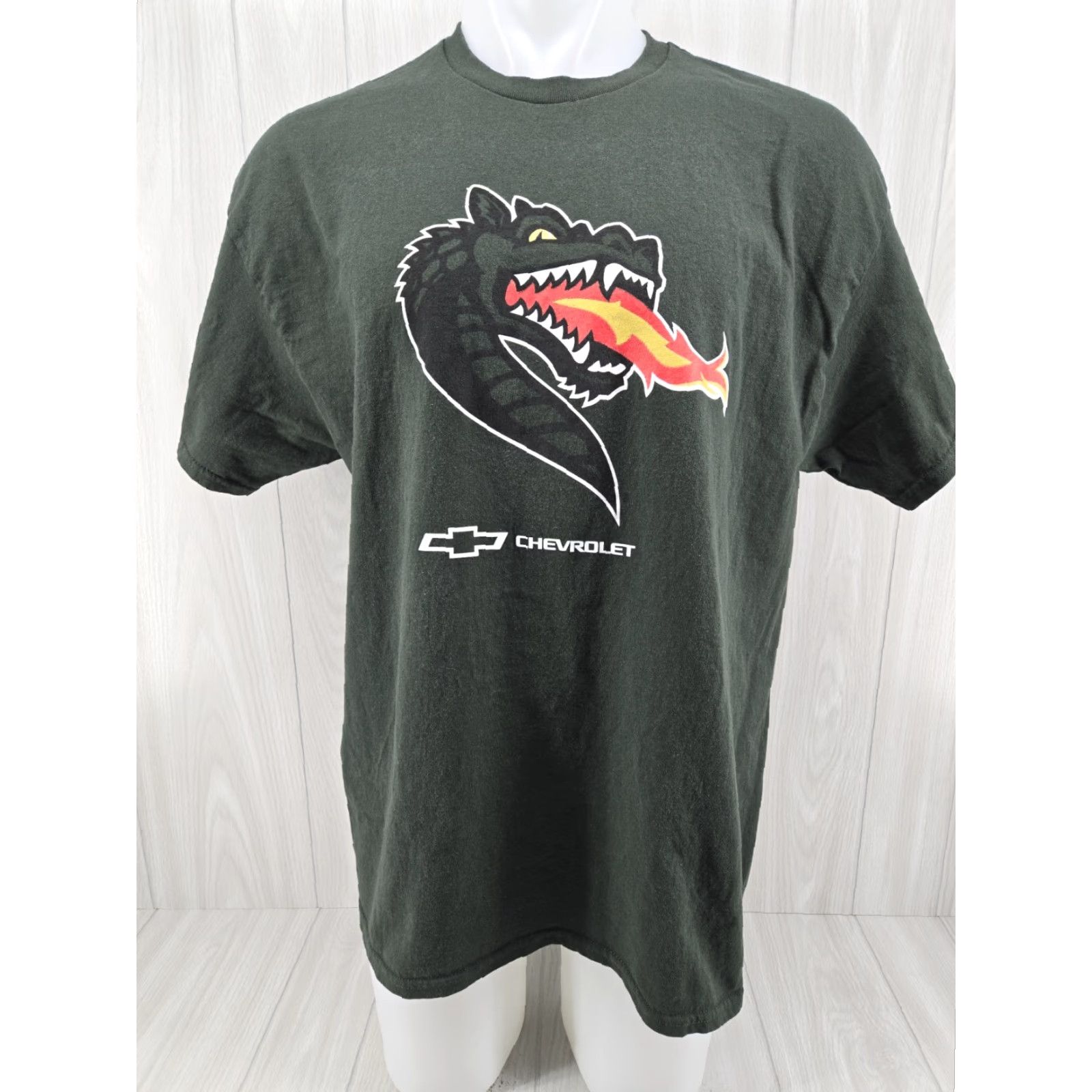 Gildan UAB Blazers Chevy Dealers Short Sleeve Shirt Men's XL STAINED Green Graphic Print T-Shirt Men XL Shir t Size US XL / EU 56 / 4 - 2 Thumbnail