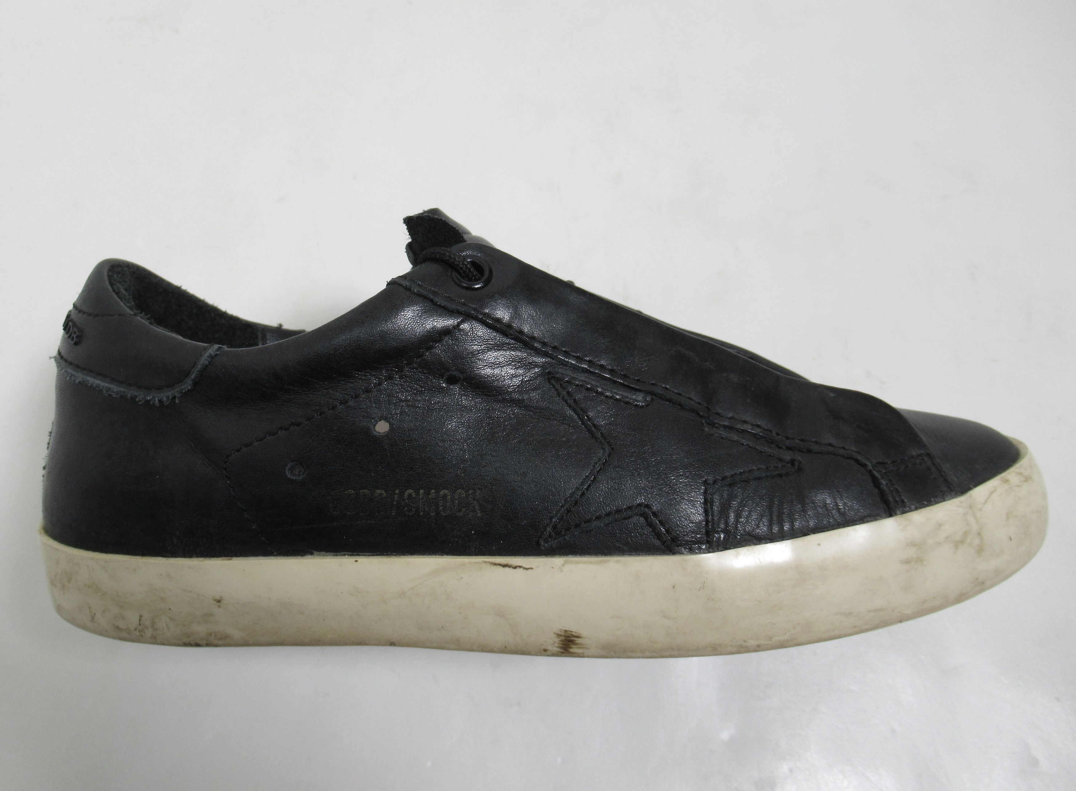 Golden Goose Golden Goose Women's Superstar Smock Leather Sneaker Black Size US 8 / IT 38 - 1 Thumbnail