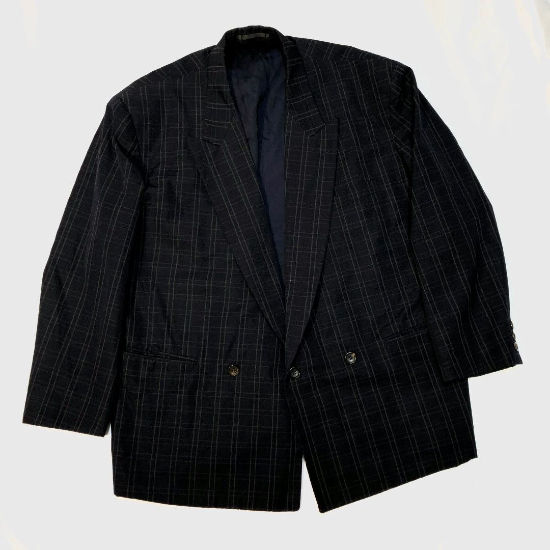 Comme des Garcons CDG 1985ss Homme Plus Poster Wool Check Jacket M Size US M / EU 48-50 / 2 - 2 Thumbnail